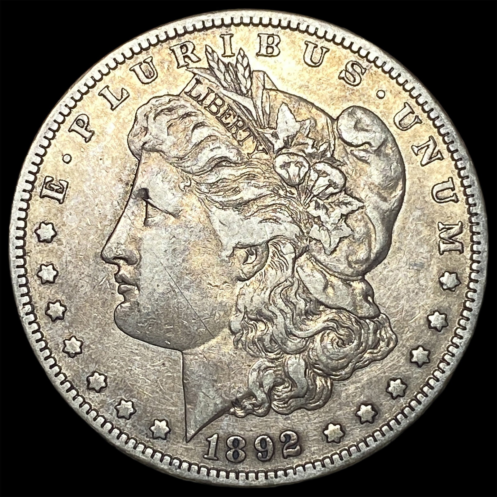 1892-S Silver Morgan Dollar HIGH GRADE: 1892-S Silver Morgan Dollar HIGH GRADE