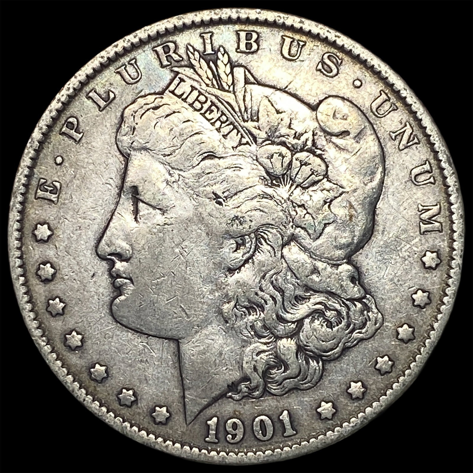 1901 Silver Morgan Dollar NEARLY UNCIRCULATED (1 of 2)