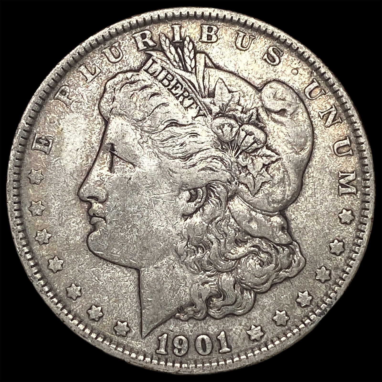 1901 Morgan Silver Dollar NEARLY UNCIRCULATED: 1901 Morgan Silver Dollar NEARLY UNCIRCULATED