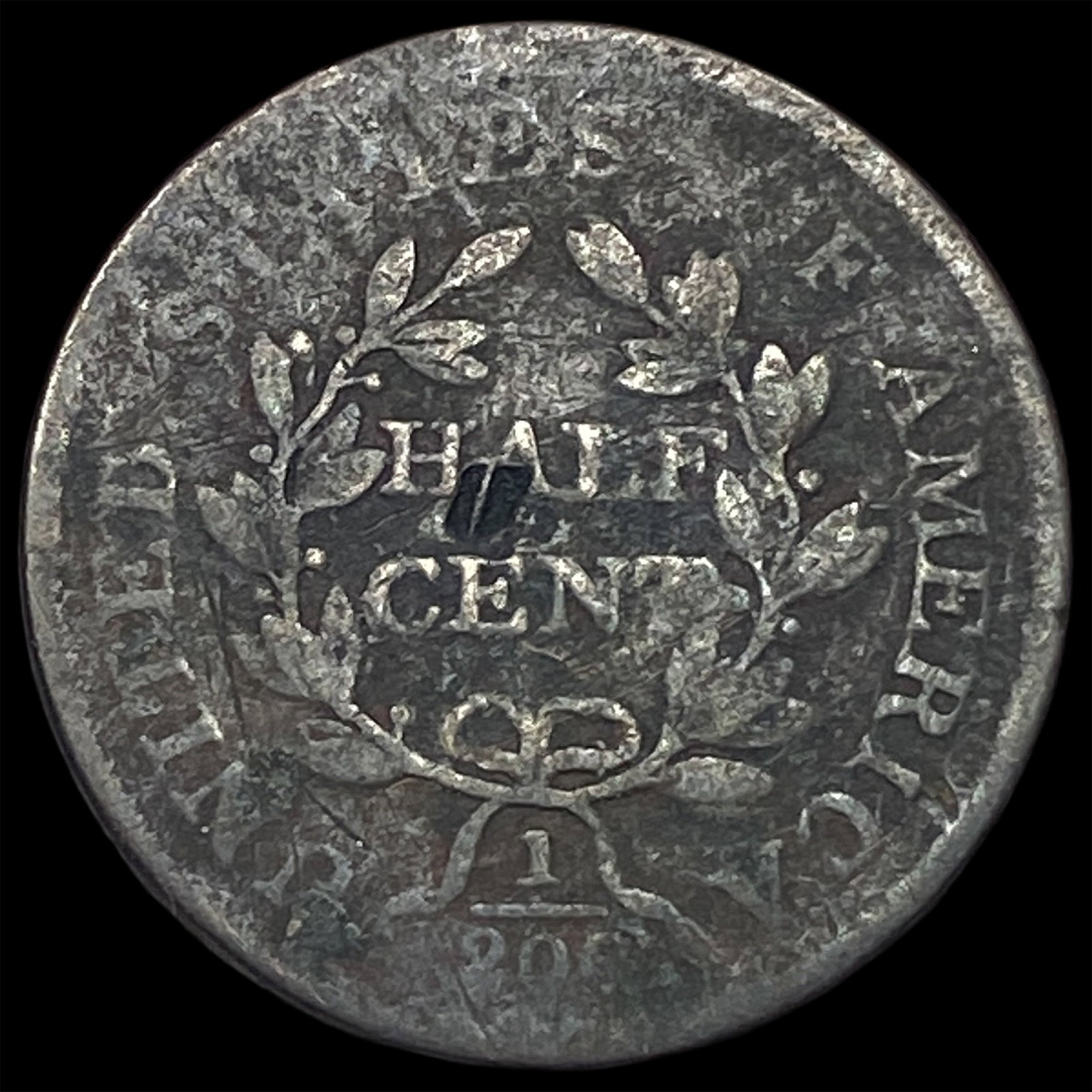 1804 Draped Bust Half Cent NICELY CIRCULATED - 2