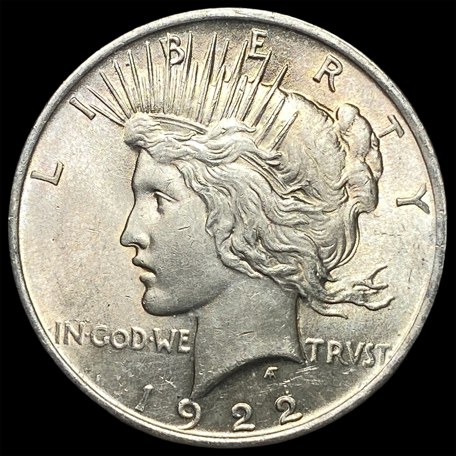 1922 Silver Peace Dollar CHOICE BU (1 of 2)