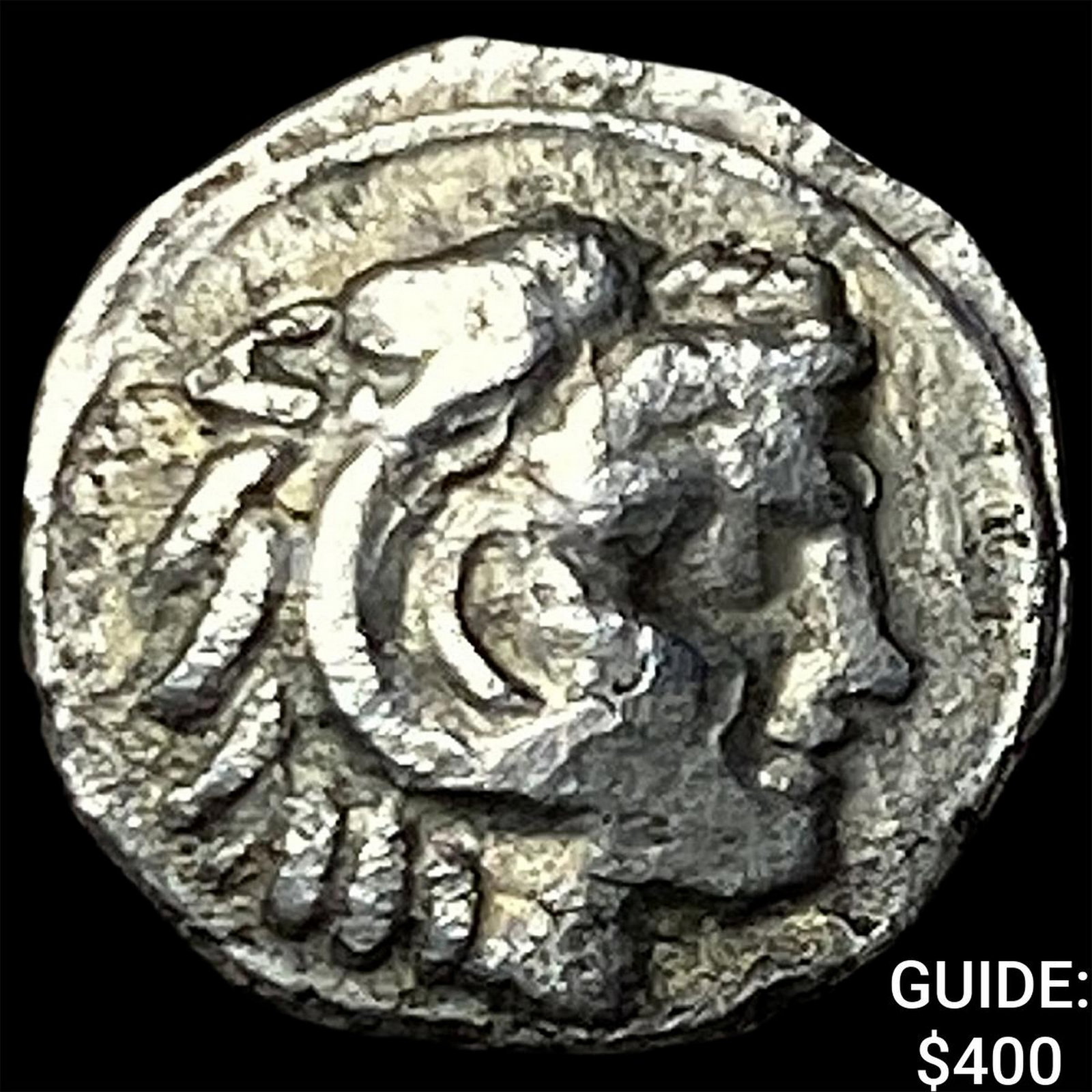 Seleukid, Seleukos I&Antiochos I Silver Hemiobol (1 of 2)