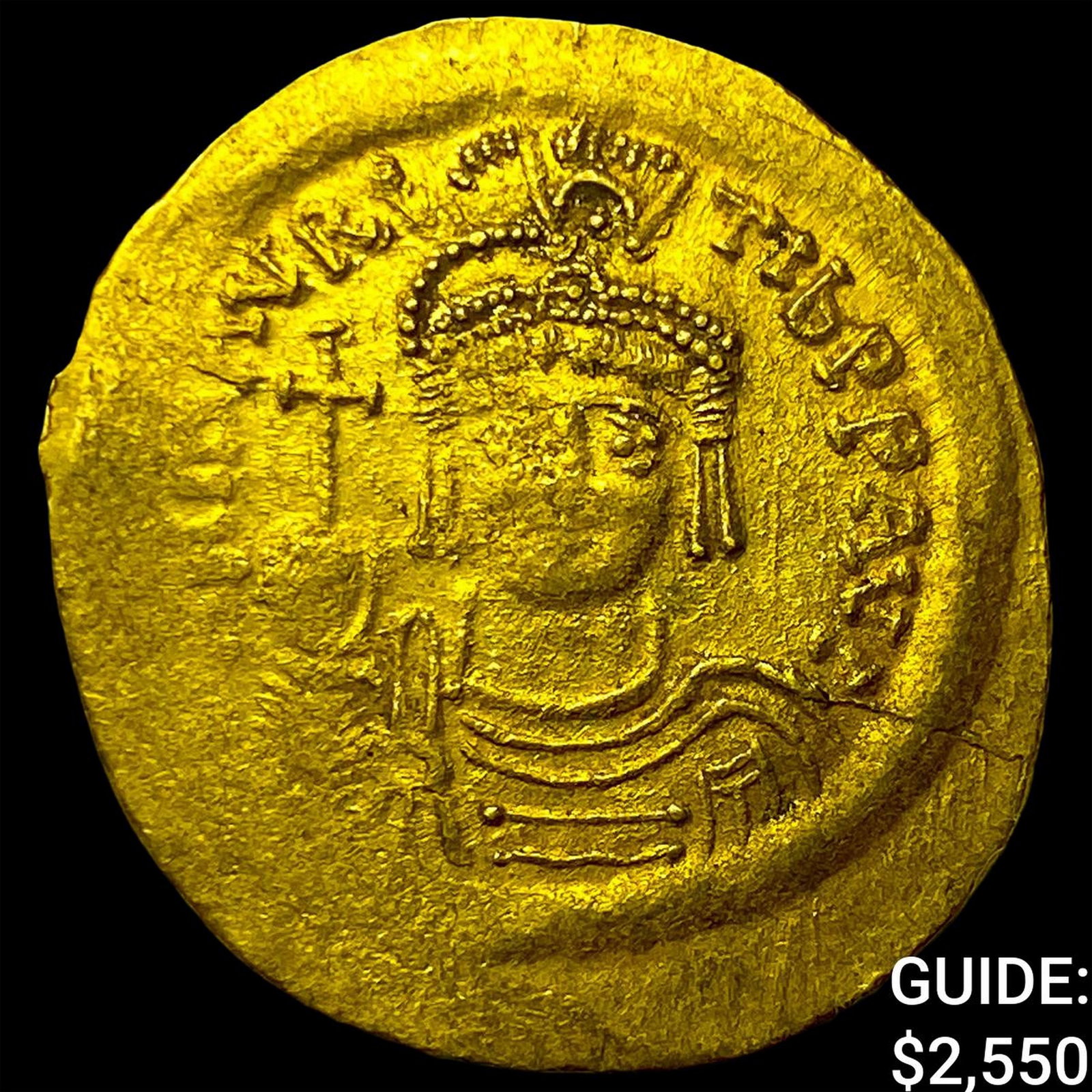 Byzantine Maurice Tiberius 578-602 Gold Solidus (1 of 2)