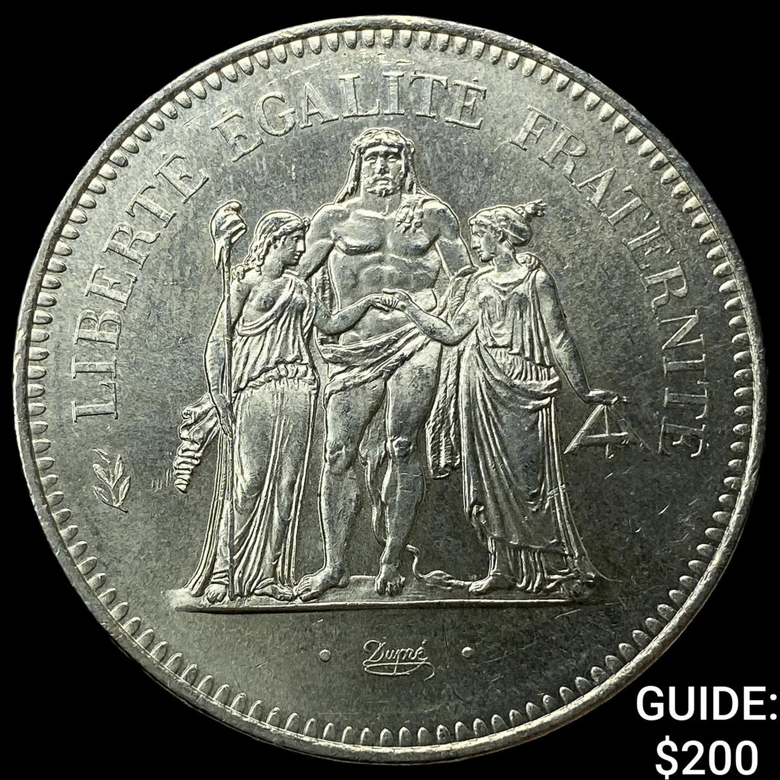 1975 France Silver 50 Francs: 1975 France Silver 50 Francs