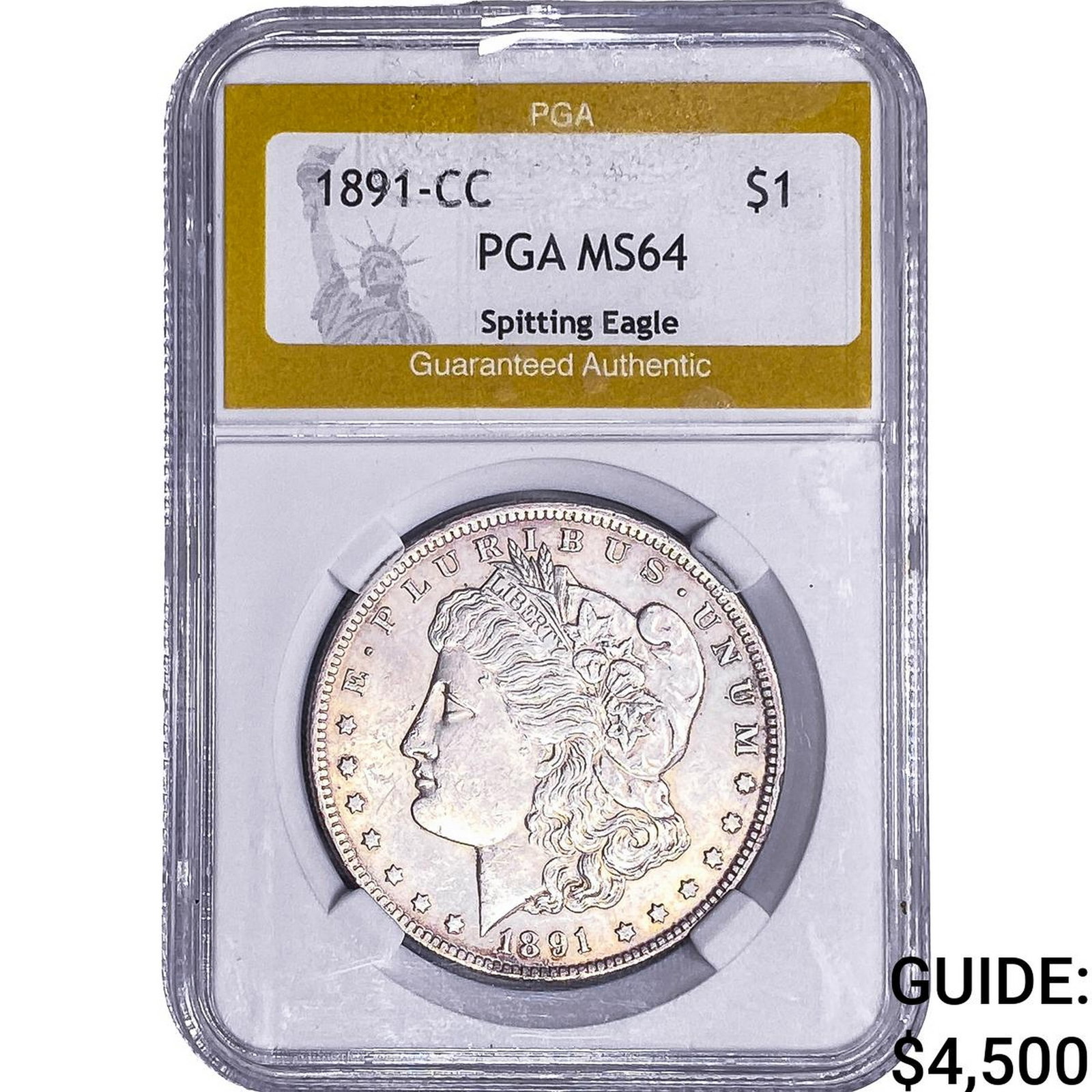 1891-CC Morgan Silver Dollar PGA MS64 (1 of 2)