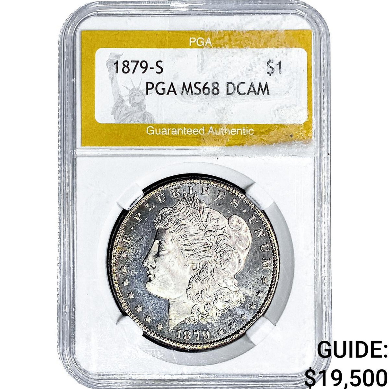1879-S Morgan Silver Dollar PGA MS68 DCAM: 1879-S Morgan Silver Dollar PGA MS68 DCAM