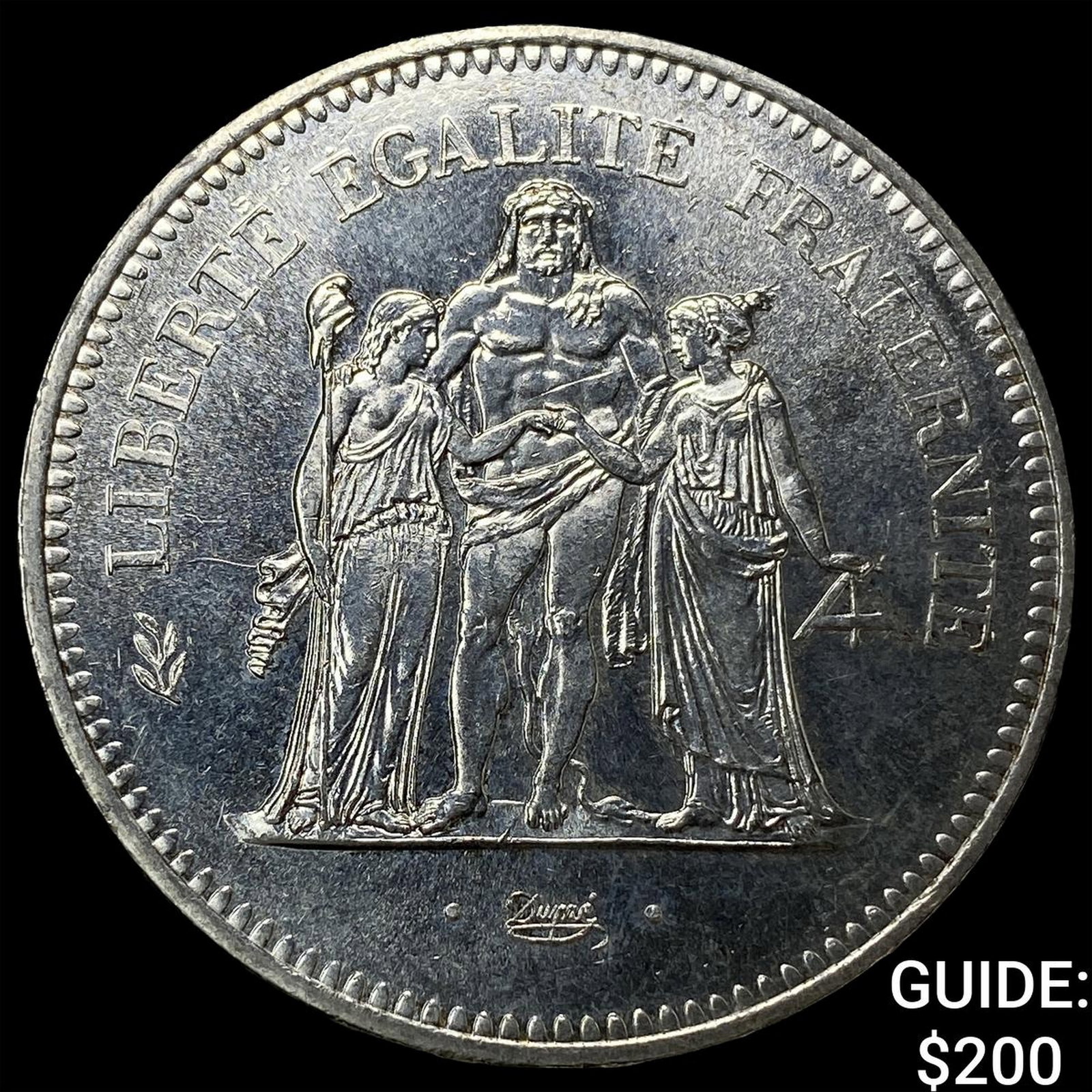 1974 France Silver 50 Francs: 1974 France Silver 50 Francs