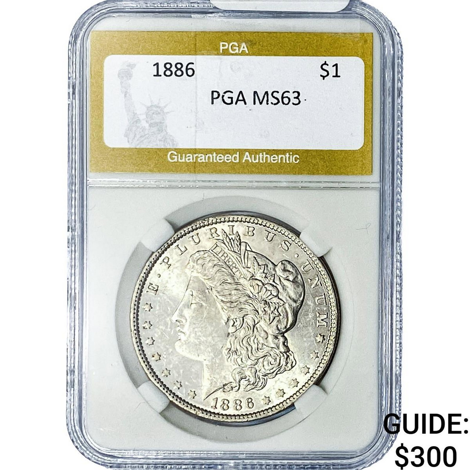 1886 Morgan Silver Dollar PGA MS63 (1 of 2)