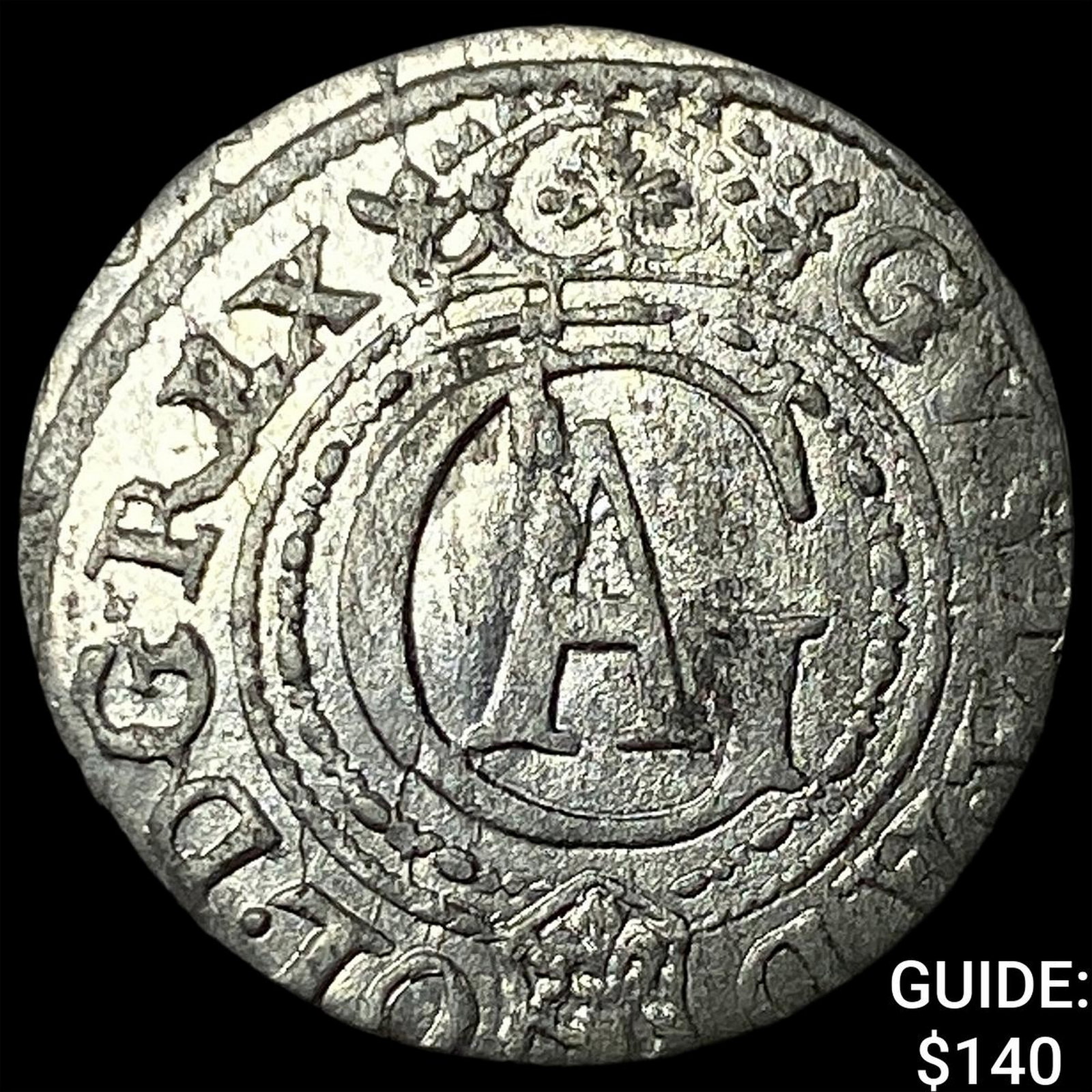 1621 Livonia Silver Solidus: 1621 Livonia Silver Solidus
