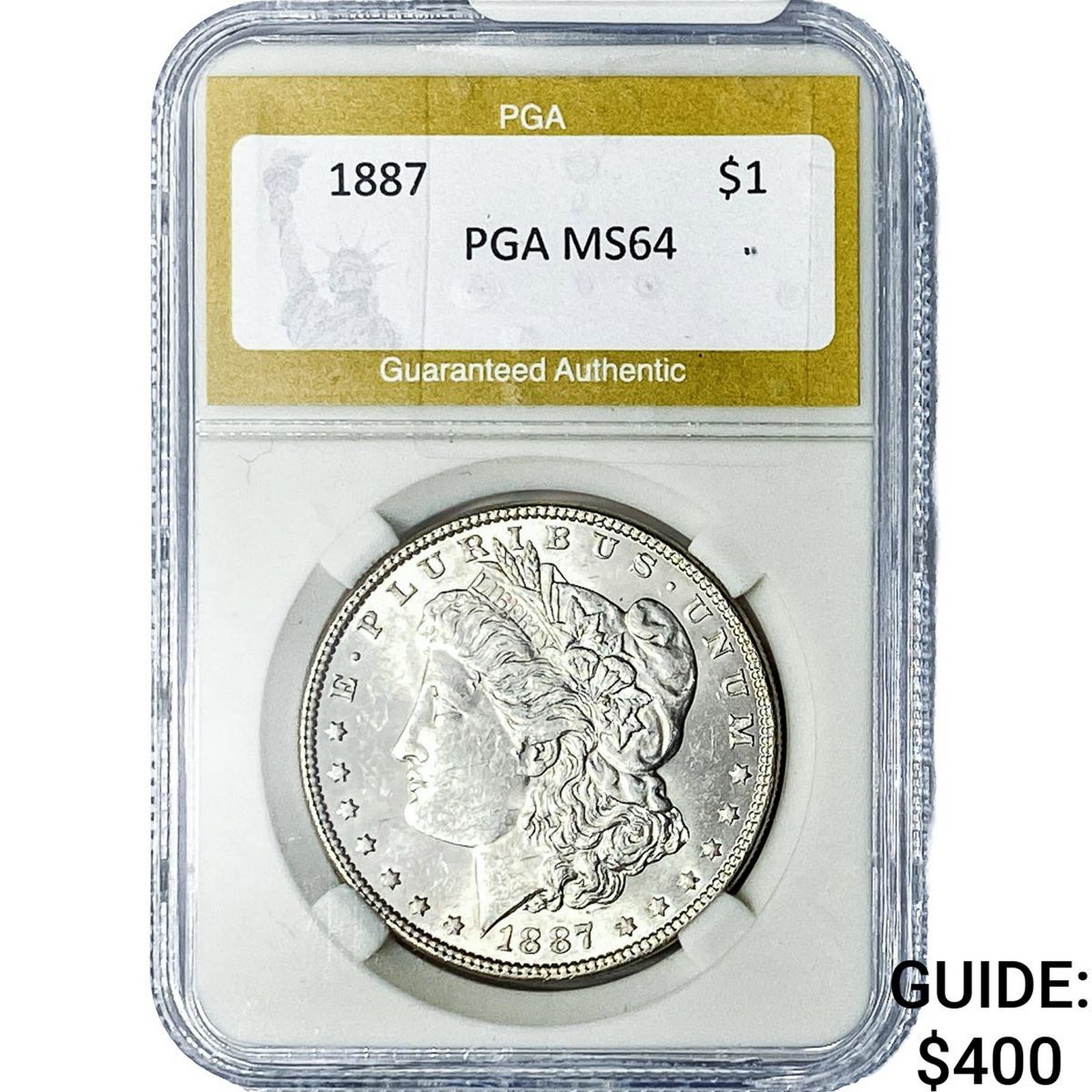 1887 Morgan Silver Dollar PGA MS64 (1 of 2)