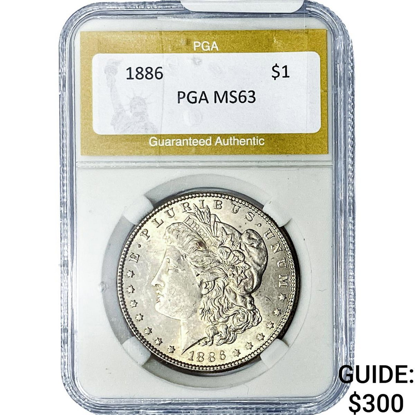 1886 Morgan Silver Dollar PGA MS63 (1 of 2)