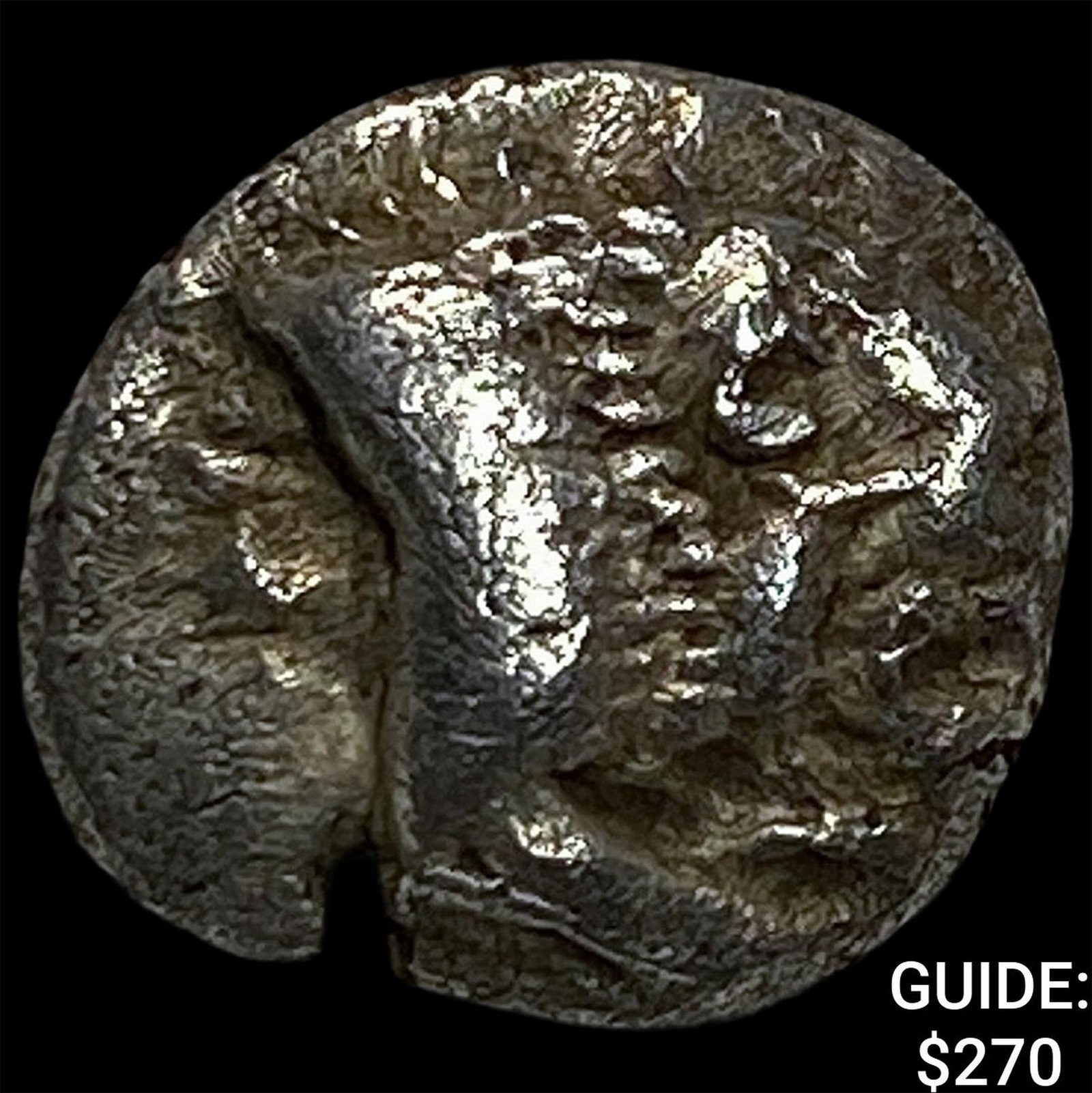 Greek Caria, 5th Century BC Silver Diobol: Greek Caria, 5th Century BC Silver Diobol