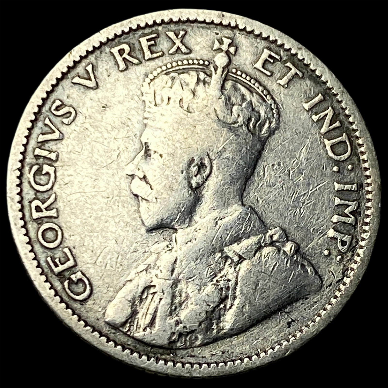 1911 Canada Silver 10 Cents - George V NEARLY UNCIRCULATED (1 of 2)