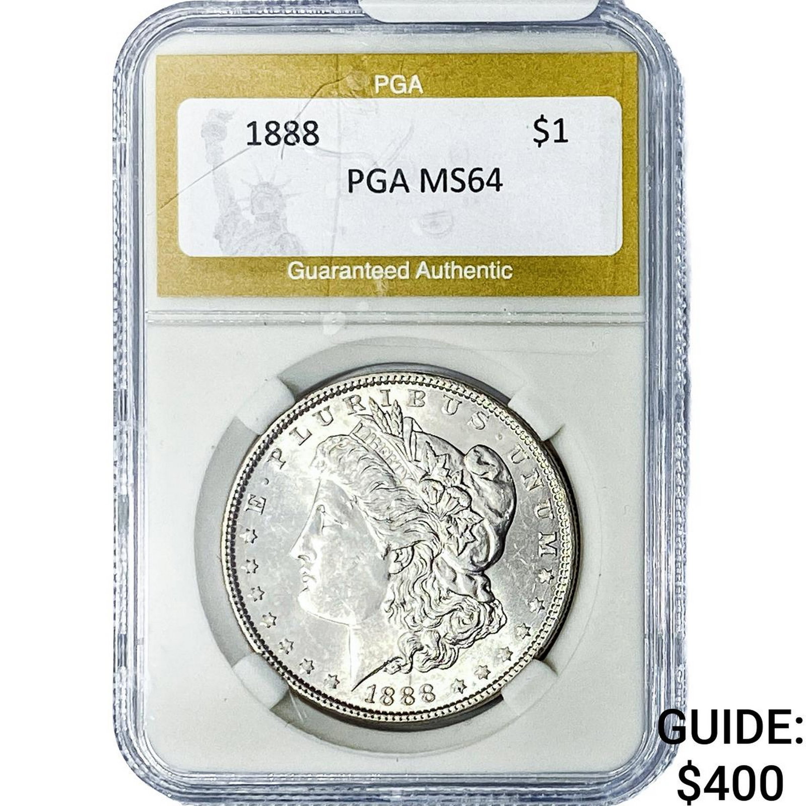 1888 Morgan Silver Dollar PGA MS64: 1888 Morgan Silver Dollar PGA MS64