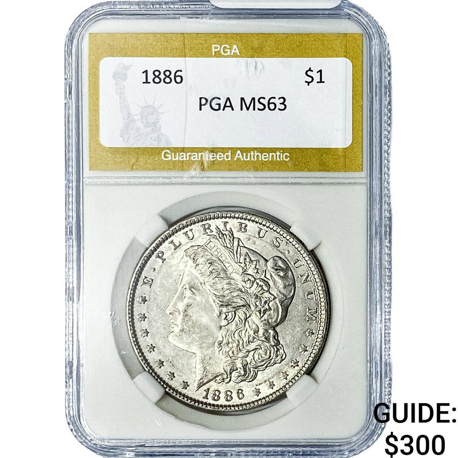 1886 Morgan Silver Dollar PGA MS63 (1 of 2)