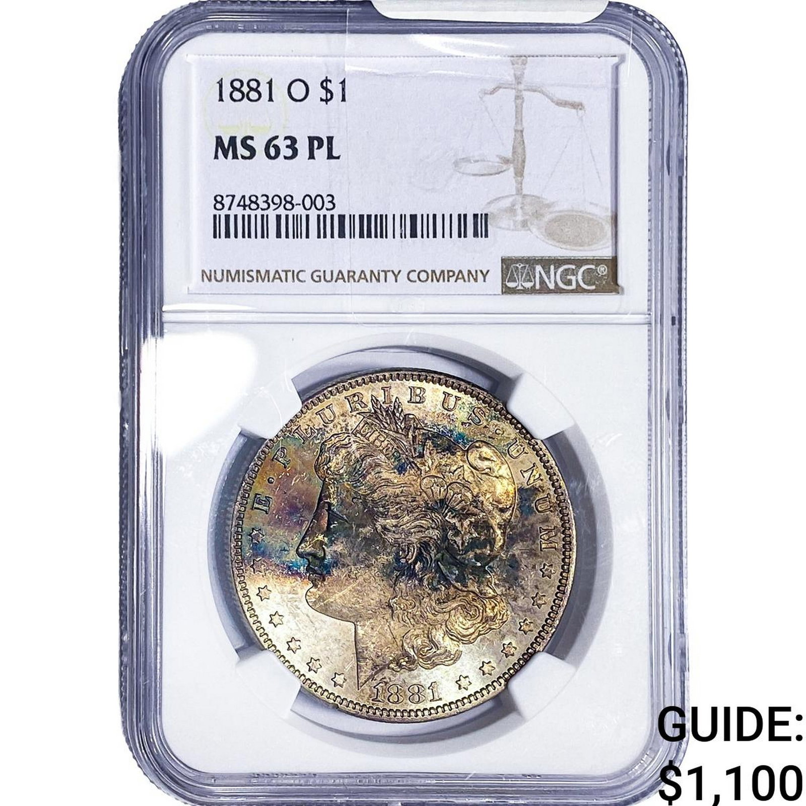 1881-O Morgan Silver Dollar NGC MS63 PL (1 of 2)