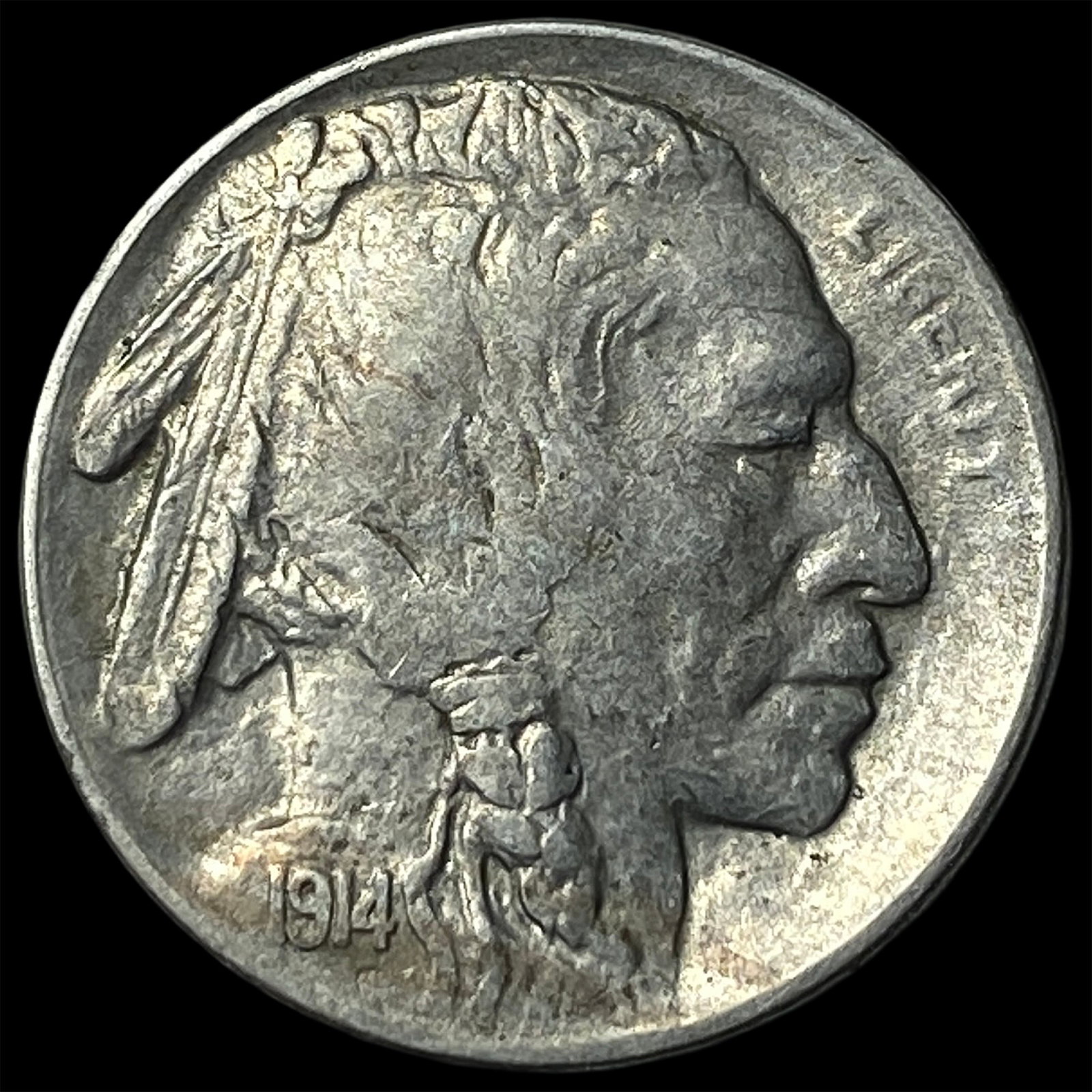 1914-S Buffalo Nickel CLOSELY UNCIRCULATED (1 of 2)