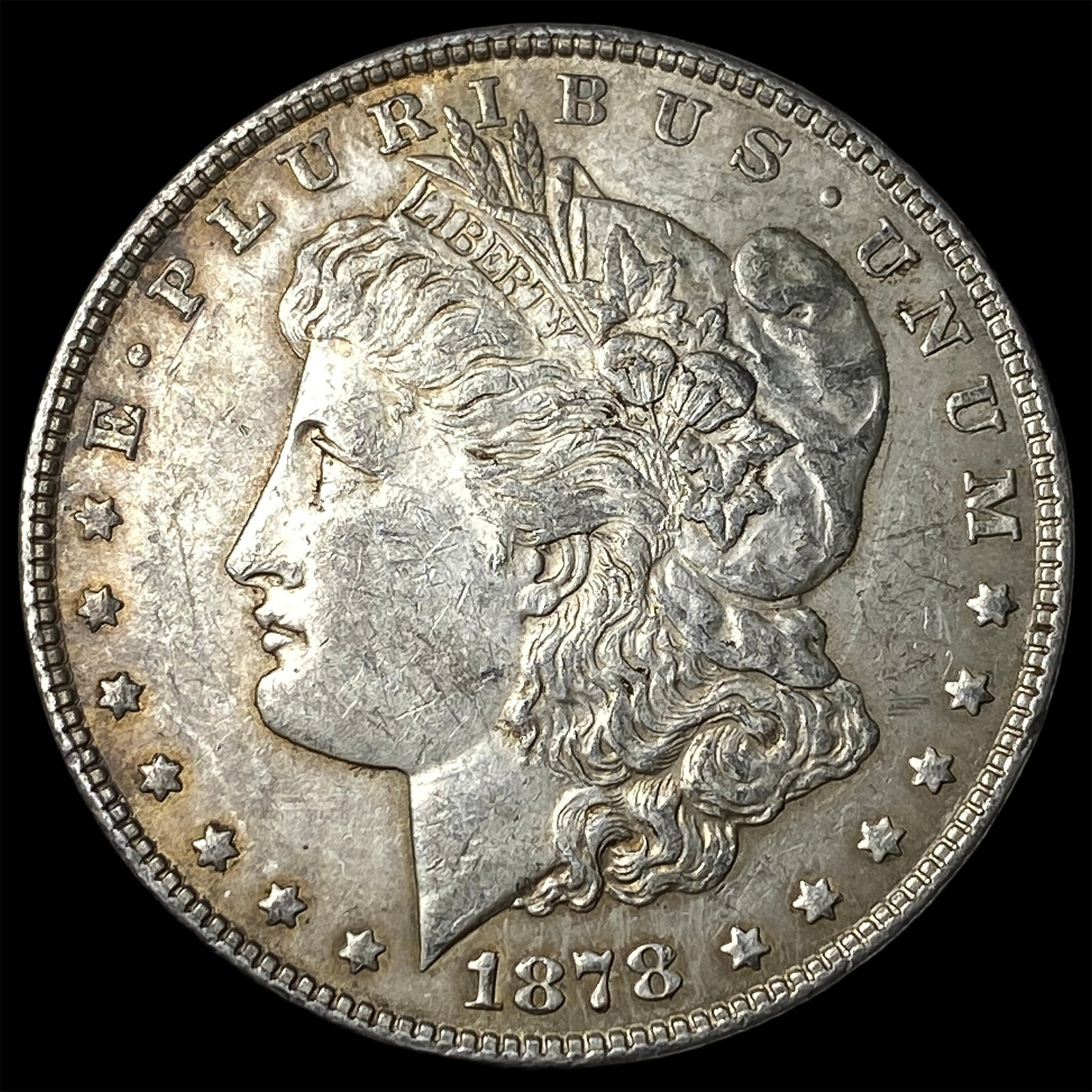 1878-S Silver Morgan Dollar CLOSELY UNCIRCULATED: 1878-S Silver Morgan Dollar CLOSELY UNCIRCULATED