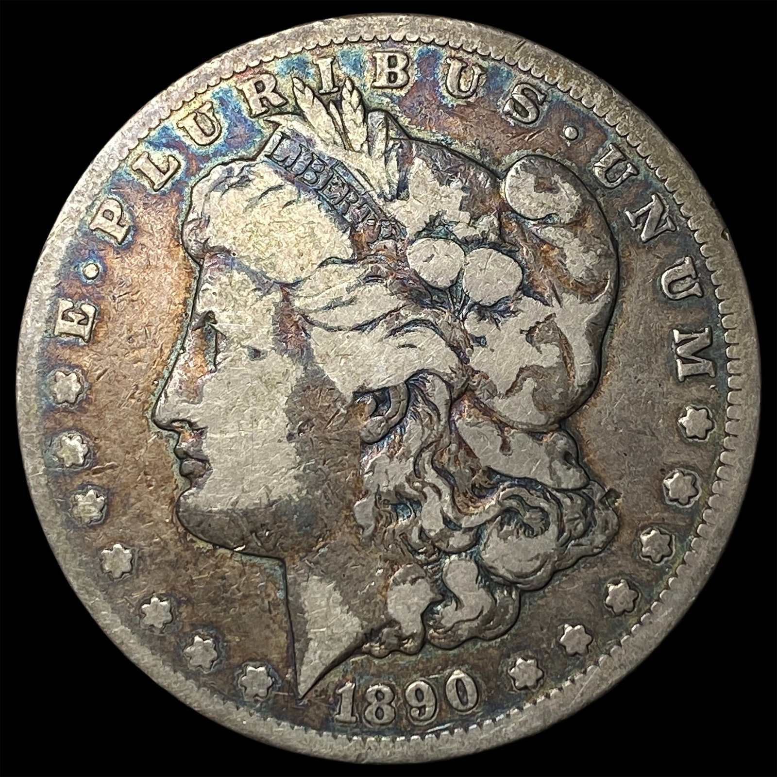 1890-CC Silver Morgan Dollar LIGHTLY CIRCULATED (1 of 2)