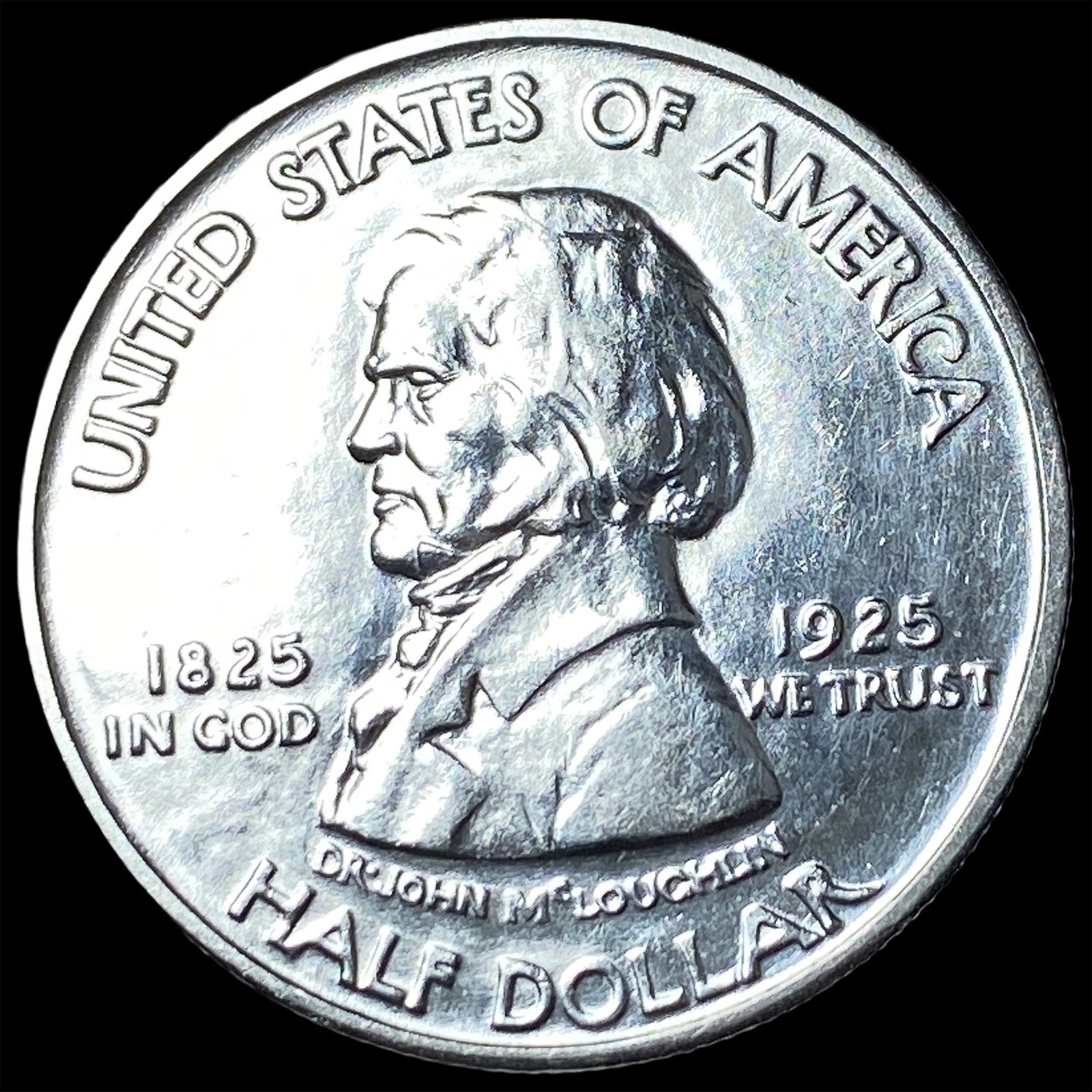 1925 Silver Fort Vancouver Half Dollar CLOSELY UNCIRCULATED (1 of 2)