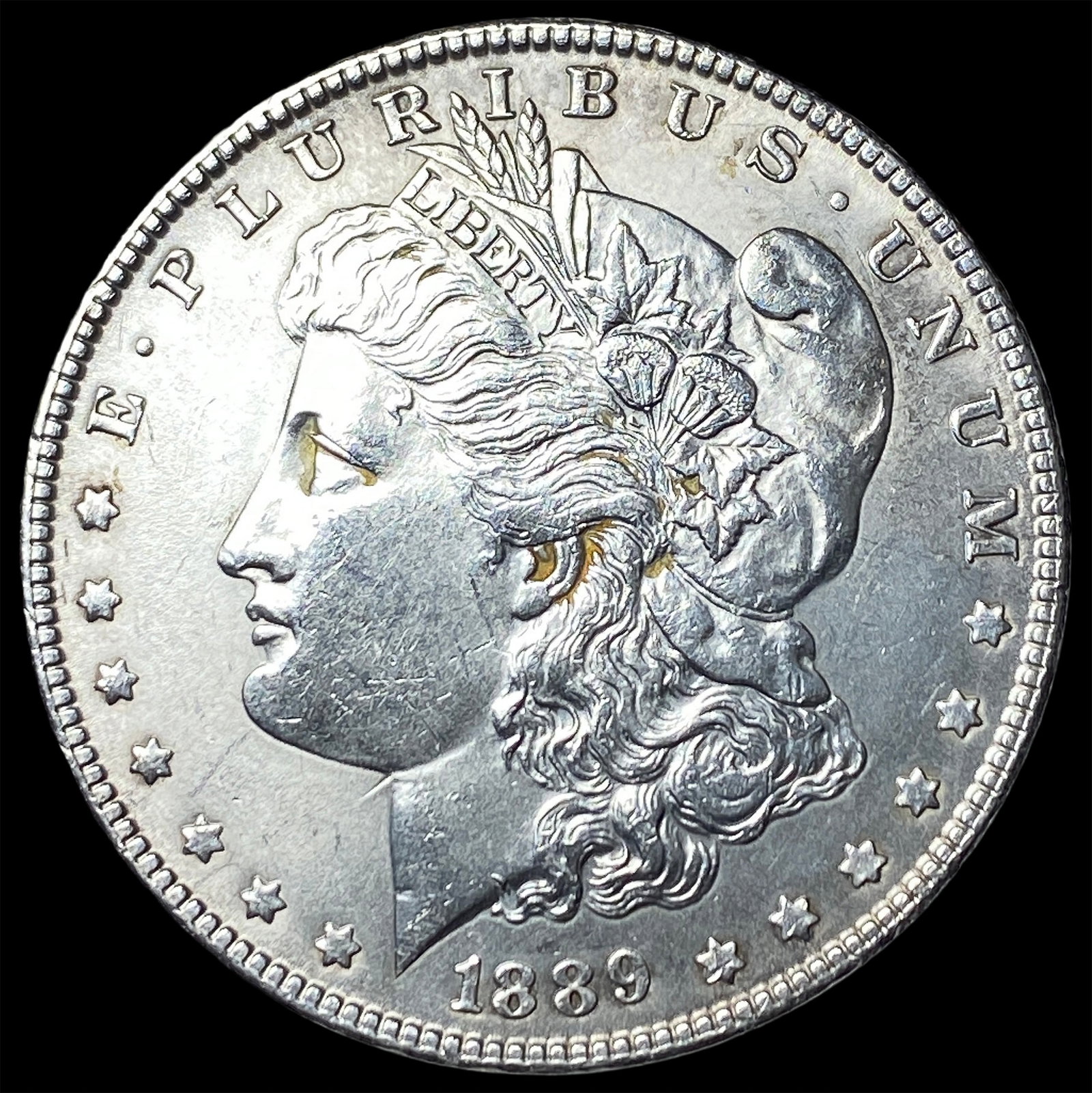 1889-S Silver Morgan Dollar CHOICE BU: 1889-S Silver Morgan Dollar CHOICE BU
