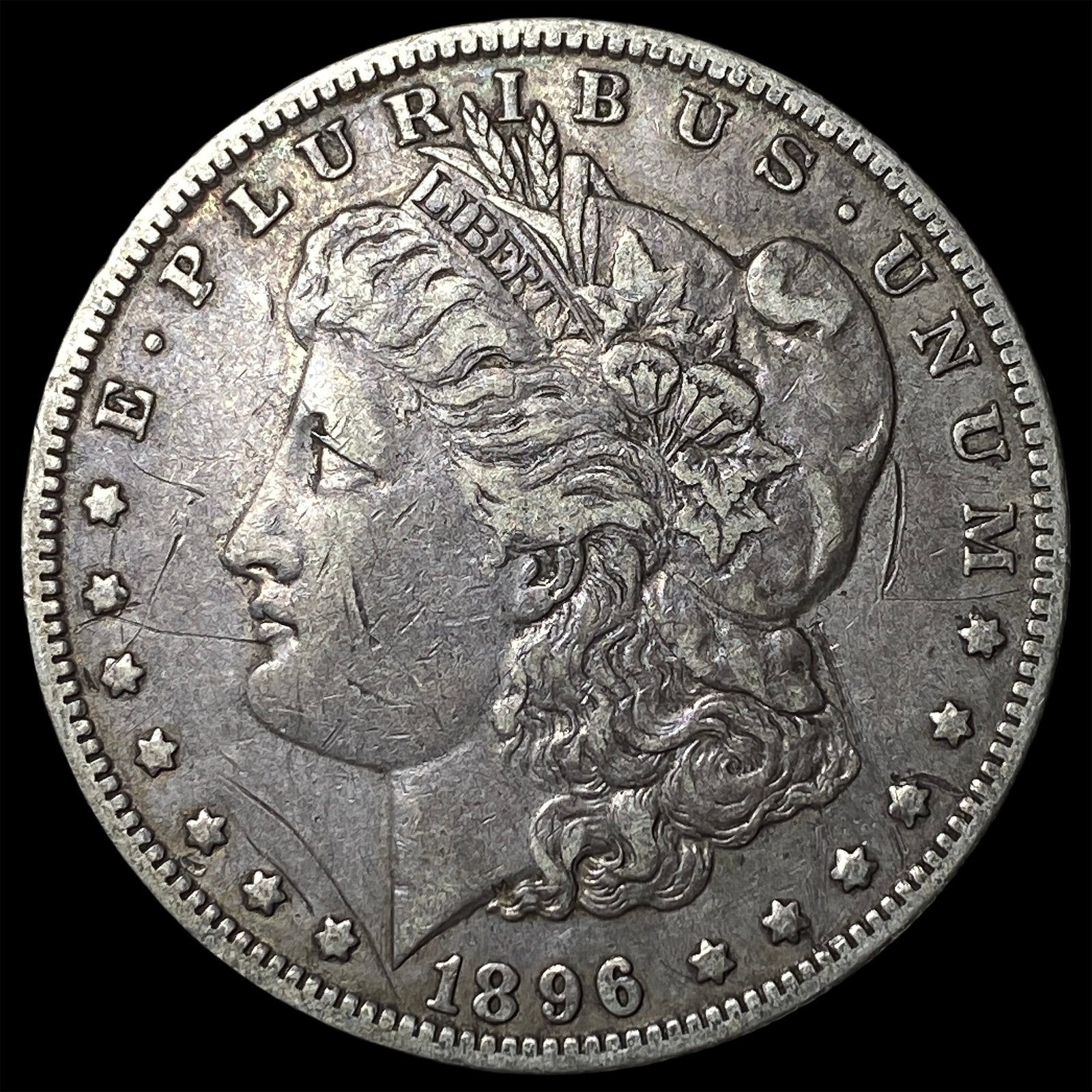 1896-O Silver Morgan Dollar NEARLY UNCIRCULATED: 1896-O Silver Morgan Dollar NEARLY UNCIRCULATED