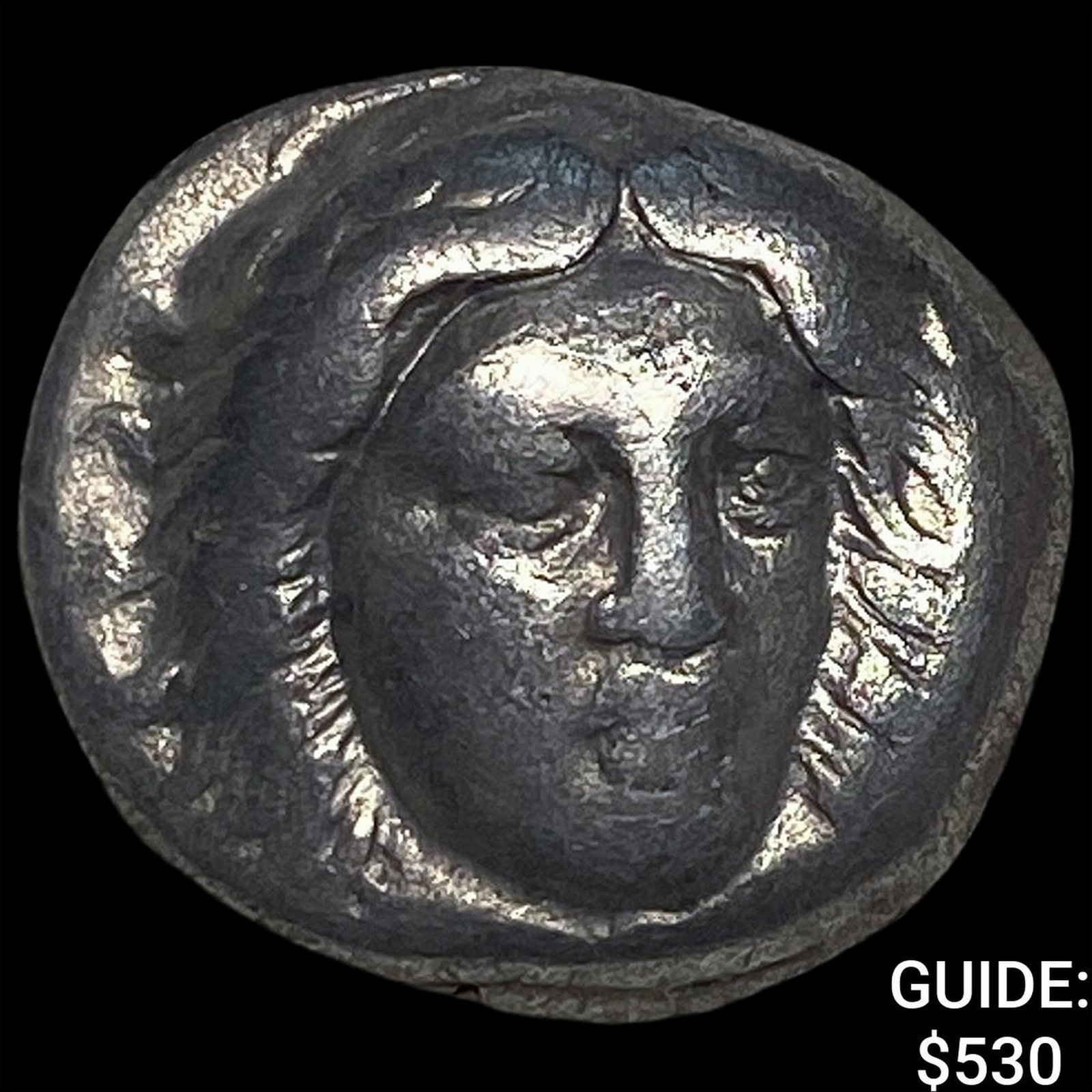 Ancient Greece, Satraps of Caria 377-334 BC SIlver Drachm NEARLY UNCIRCULATED: Ancient Greece, Satraps of Caria 377-334 BC SIlver Drachm NEARLY UNCIRCULATED