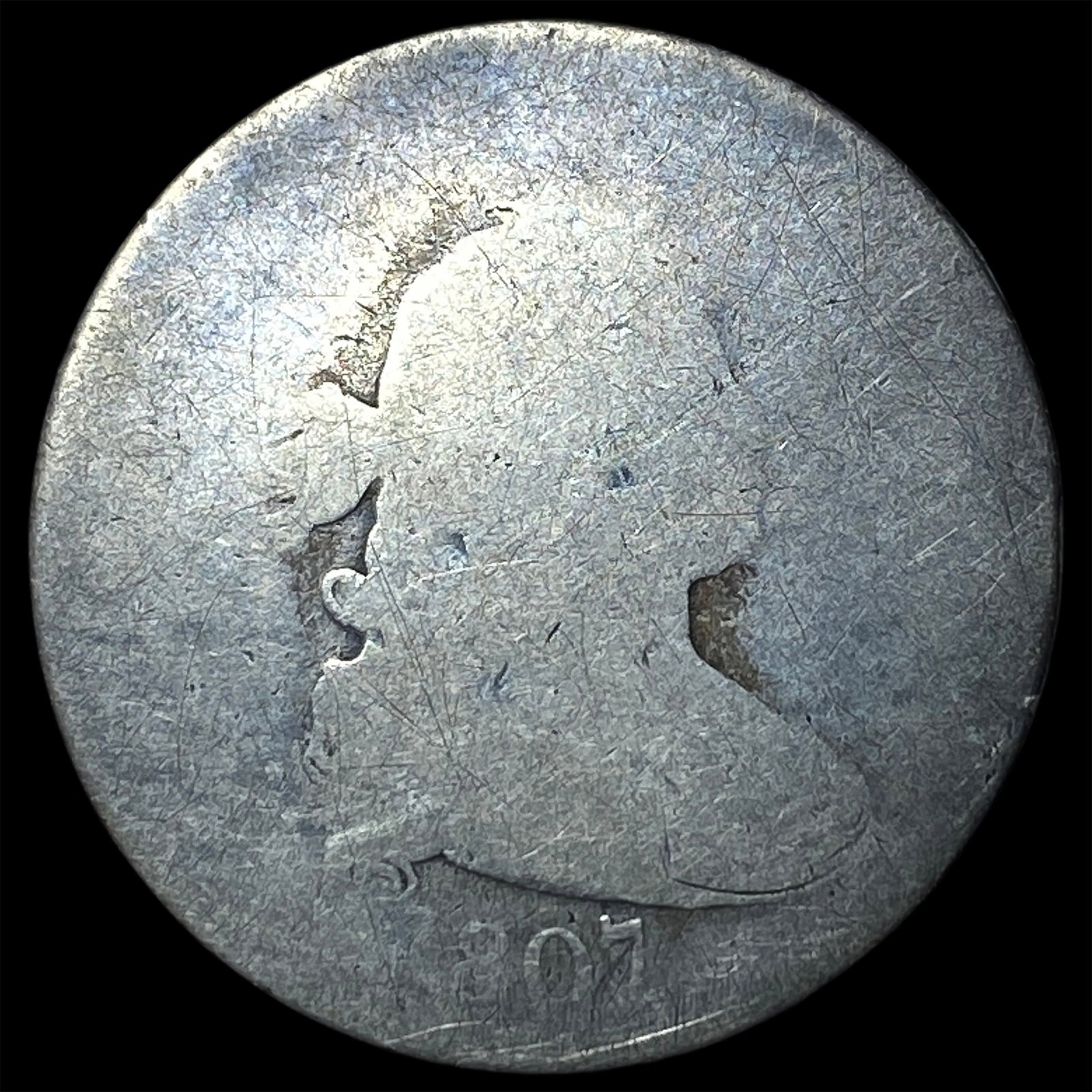 1807 Draped Bust Silver NICELY CIRCULATED (1 of 2)