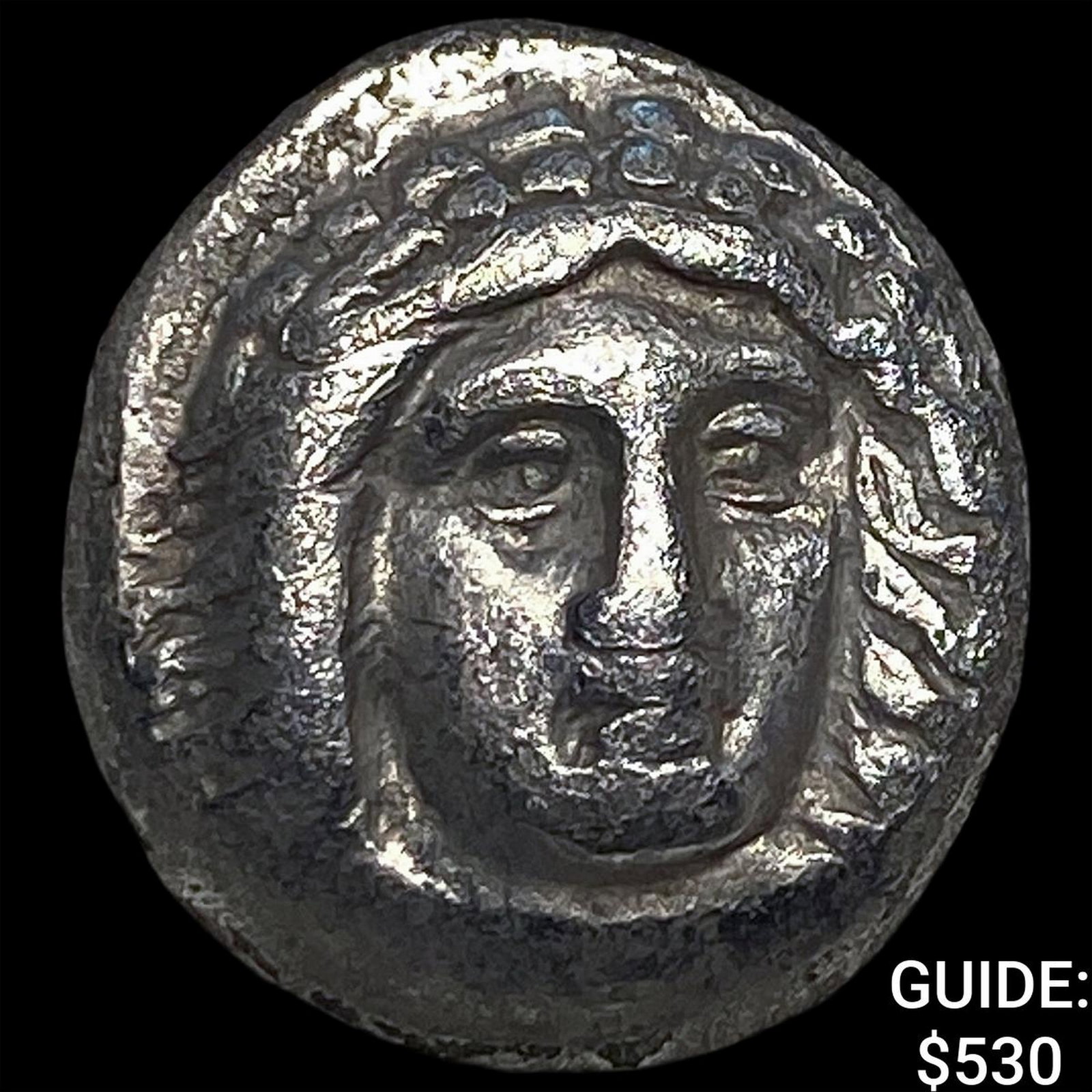 Ancient Greece, Satraps of Caria 377-334 BC SIlver Drachm NEARLY UNCIRCULATED: Ancient Greece, Satraps of Caria 377-334 BC SIlver Drachm NEARLY UNCIRCULATED
