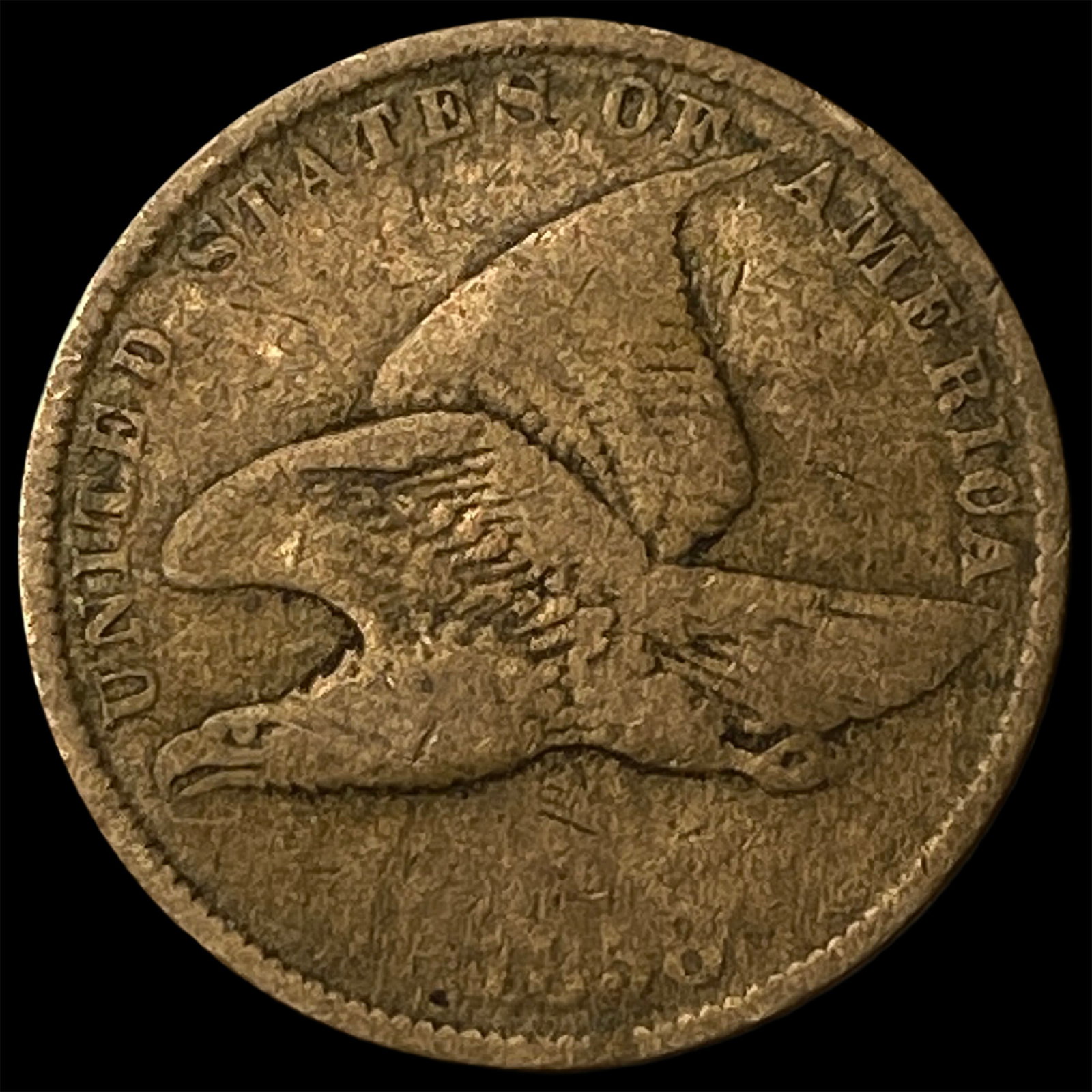 1858 Flying Eagle Cent NICELY CIRCULATED (1 of 2)