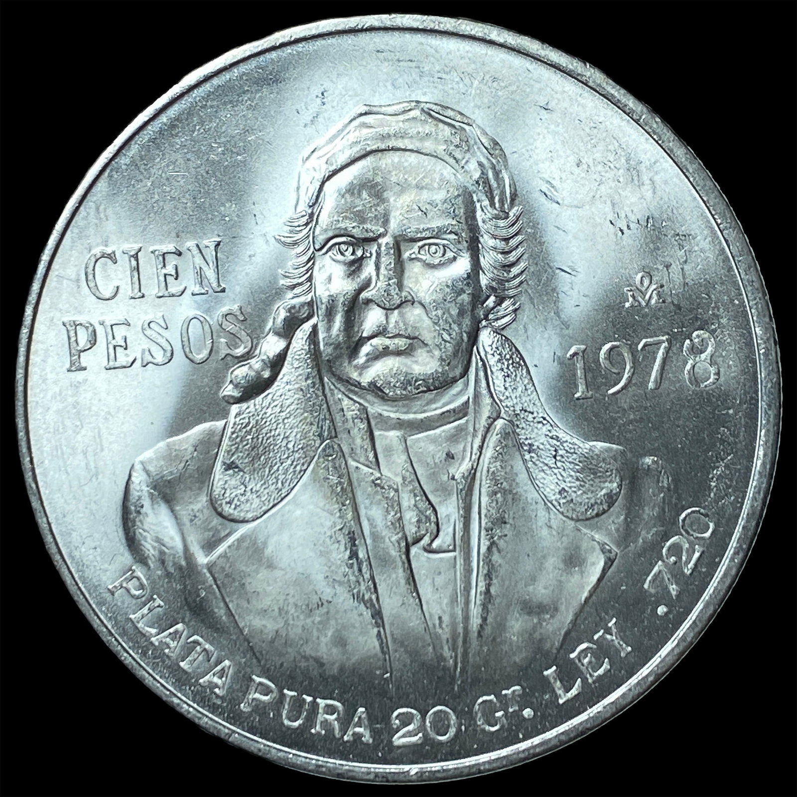 1978 Mexico Silver 100 Pesos UNCIRCULATED: 1978 Mexico Silver 100 Pesos UNCIRCULATED