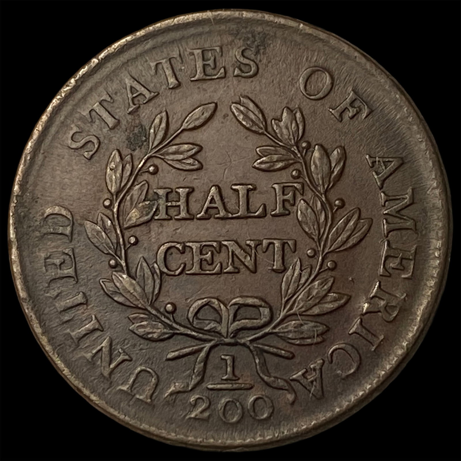 1804 Draped Bust Half Cent CLOSELY UNCIRCULATED - 2