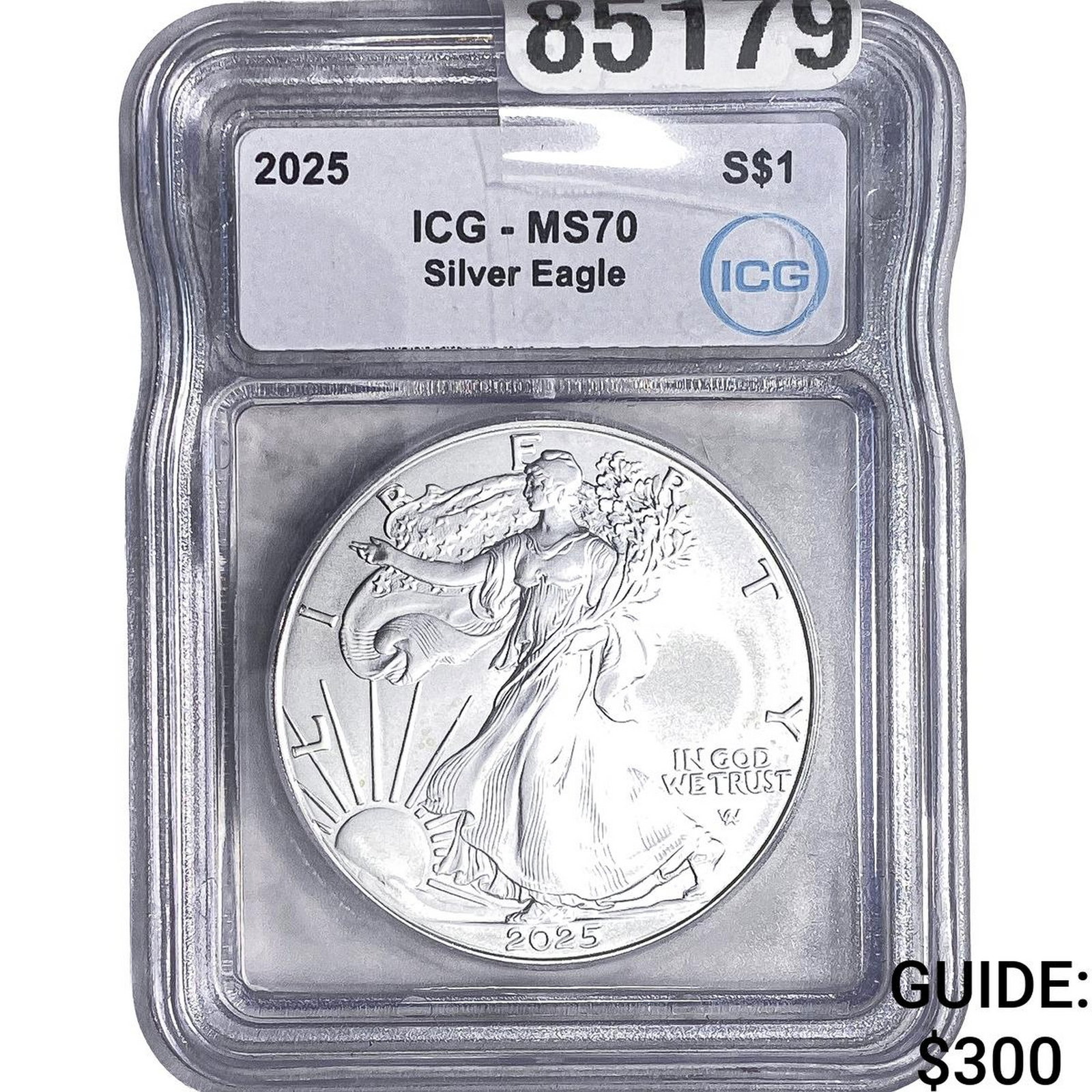 2025 Silver Eagle ICG MS70 (1 of 2)