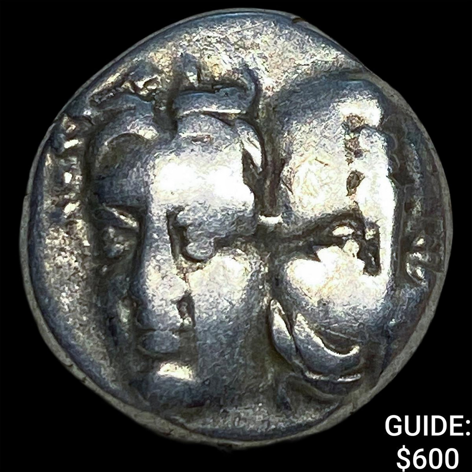 Ancient Greece Moesia, Istros 4th Century BC Silver Drachm NEARLY UNCIRCULATED (1 of 2)