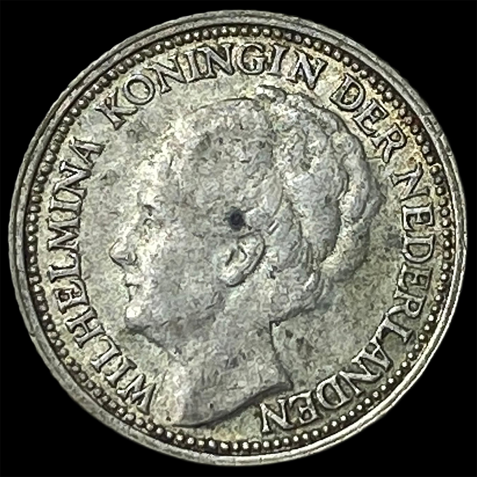 1939 Netherlands Silver 10 Cents: 1939 Netherlands Silver 10 Cents