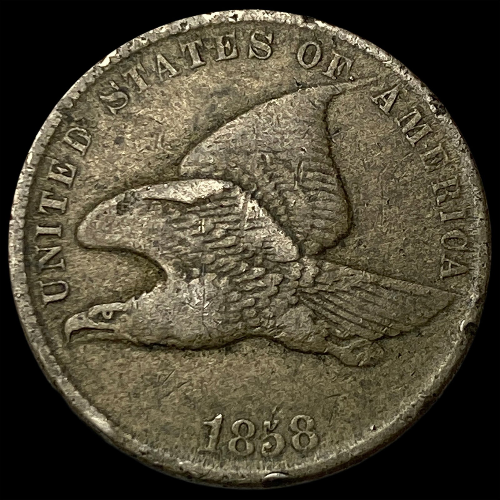 1858 Flying Eagle Cent LIGHTLY CIRCULATED: 1858 Flying Eagle Cent LIGHTLY CIRCULATED