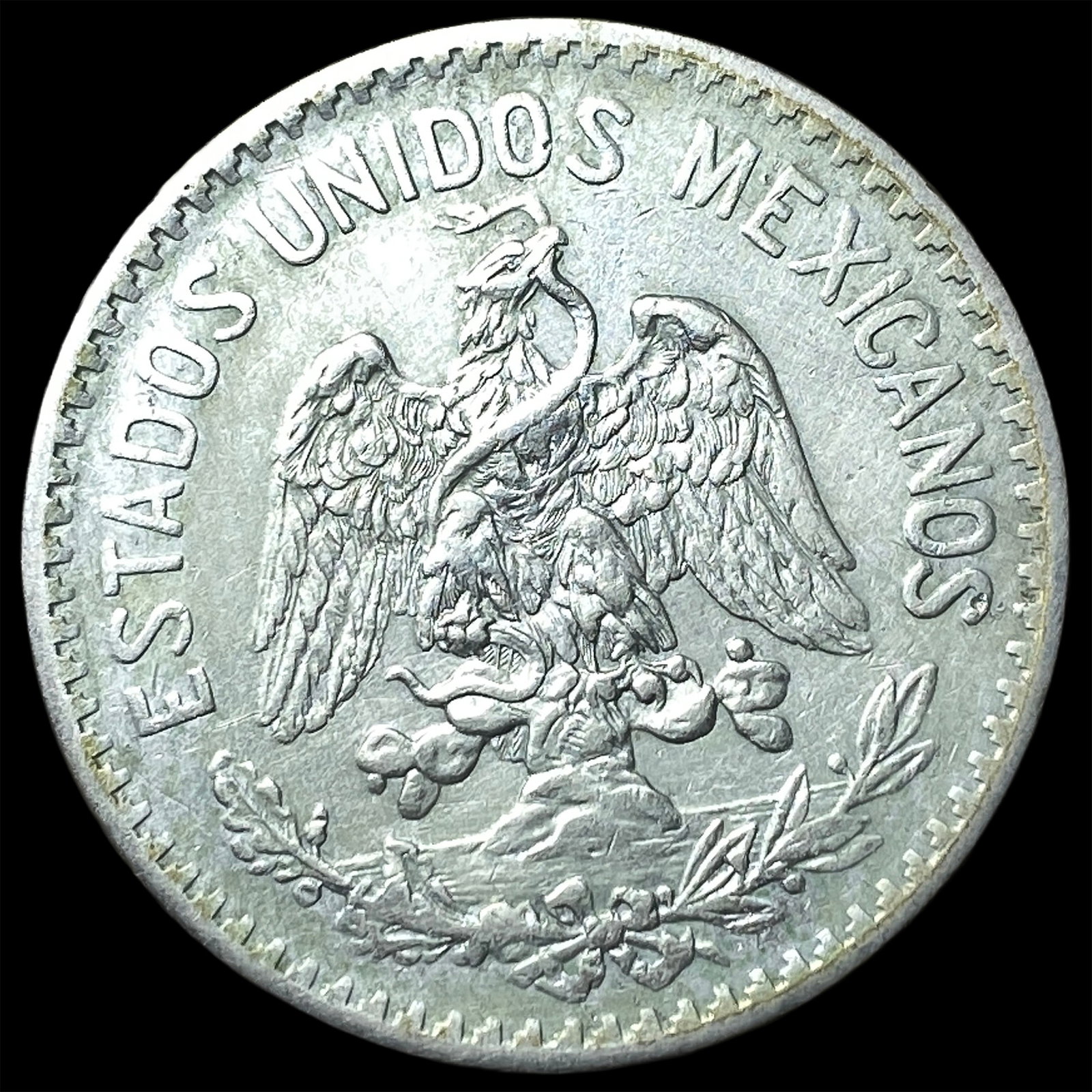 1908 Mexico Silver 50 Centavos - 2