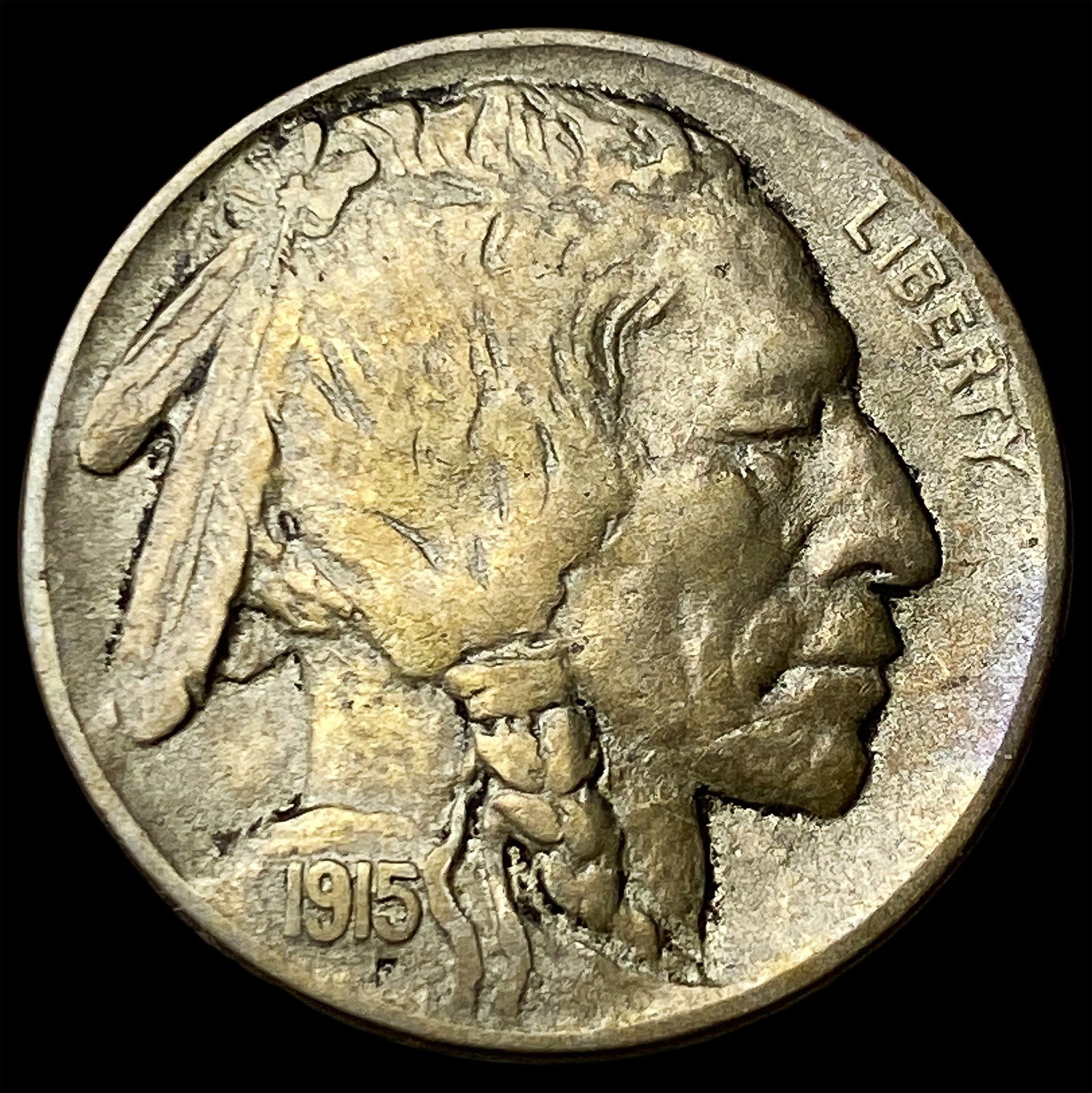 1915-D Buffalo Nickel CLOSELY UNCIRCULATED: 1915-D Buffalo Nickel CLOSELY UNCIRCULATED