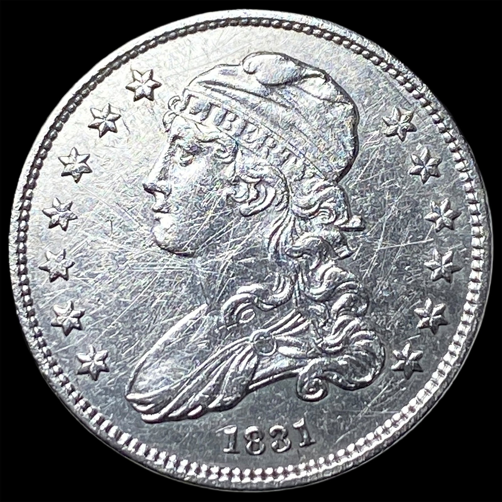 1831 Capped Bust Silver Quarter HIGH GRADE: 1831 Capped Bust Silver Quarter HIGH GRADE