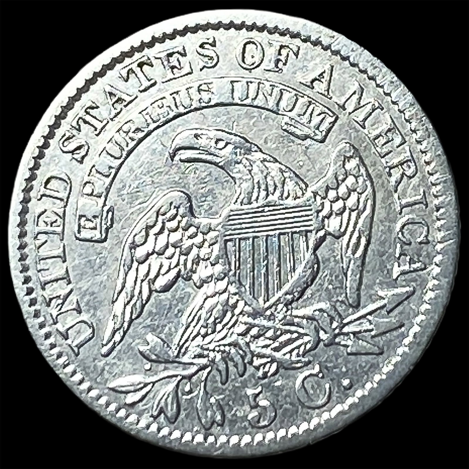 1829 Silver Capped Bust Half Dime LIGHTLY CIRCULATED - 2