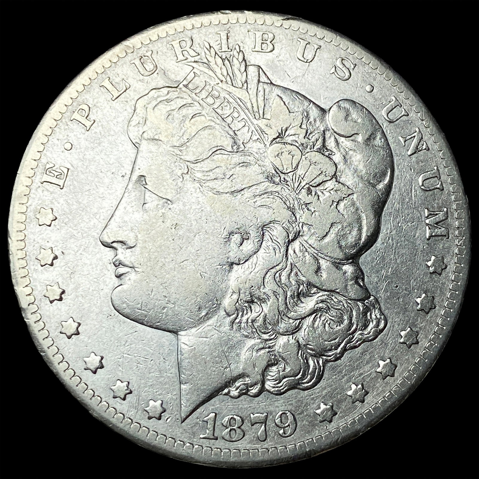 1879-CC Silver Morgan Dollar LIGHTLY CIRCULATED: 1879-CC Silver Morgan Dollar LIGHTLY CIRCULATED