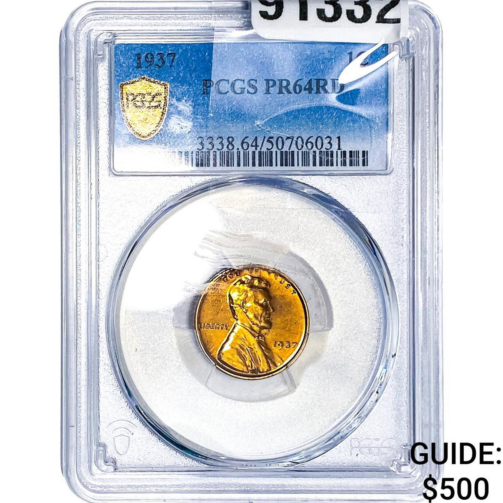 1937 Wheat Cent PCGS PR64 RD (1 of 2)