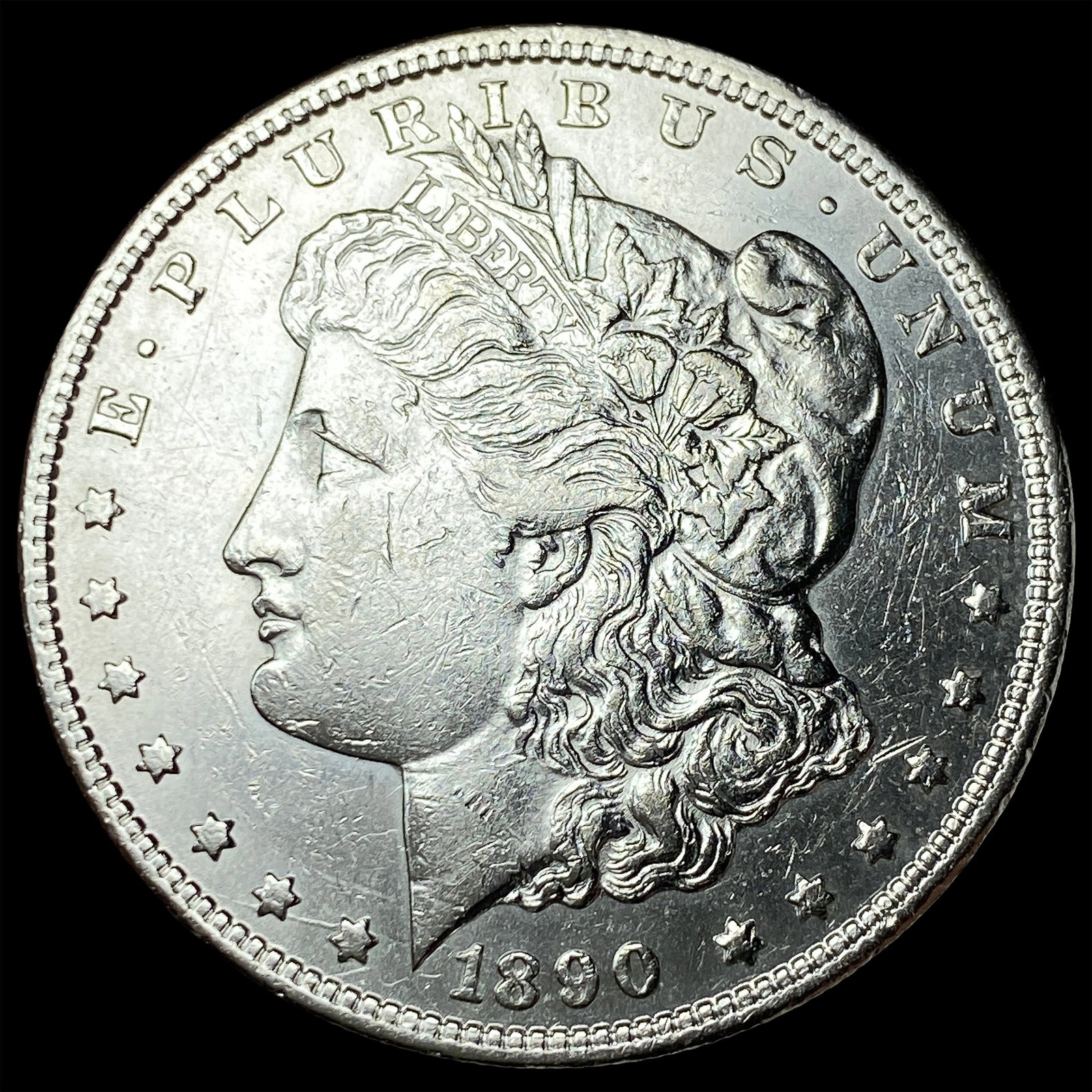 1890-CC Silver Morgan Dollar CLOSELY UNCIRCULATED (1 of 2)
