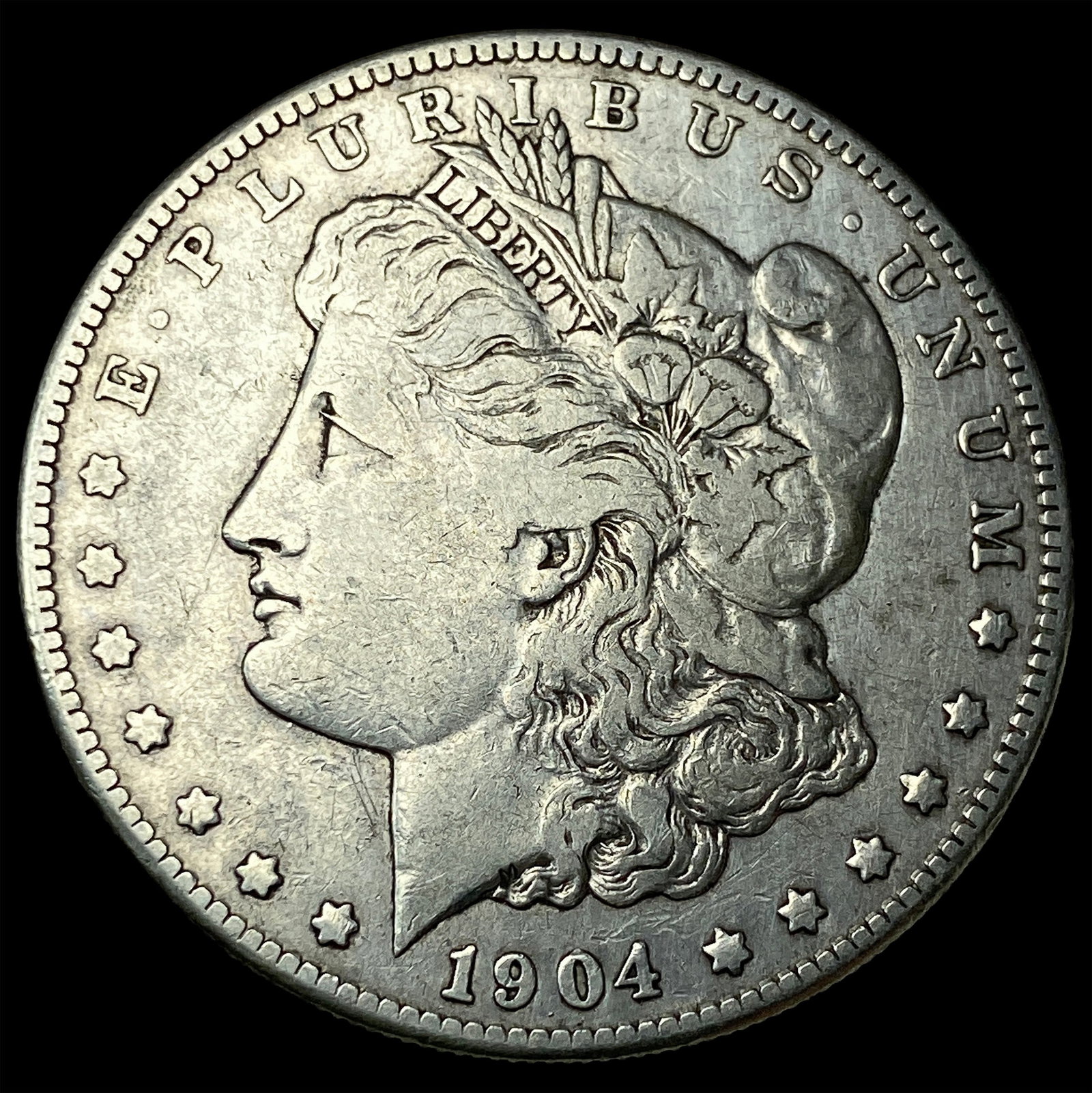 1904-S Silver Morgan Dollar LIGHTLY CIRCULATED (1 of 2)
