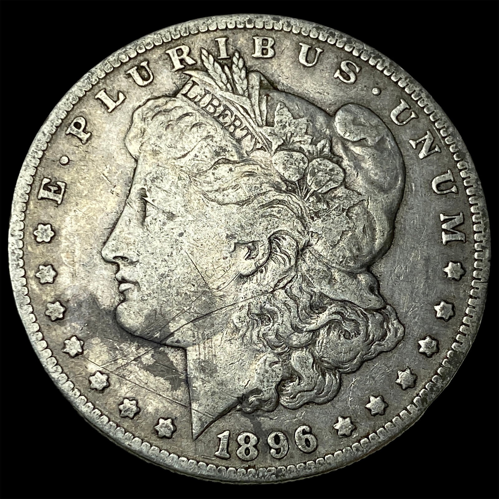 1896-O Silver Morgan Dollar LIGHTLY CIRCULATED: 1896-O Silver Morgan Dollar LIGHTLY CIRCULATED