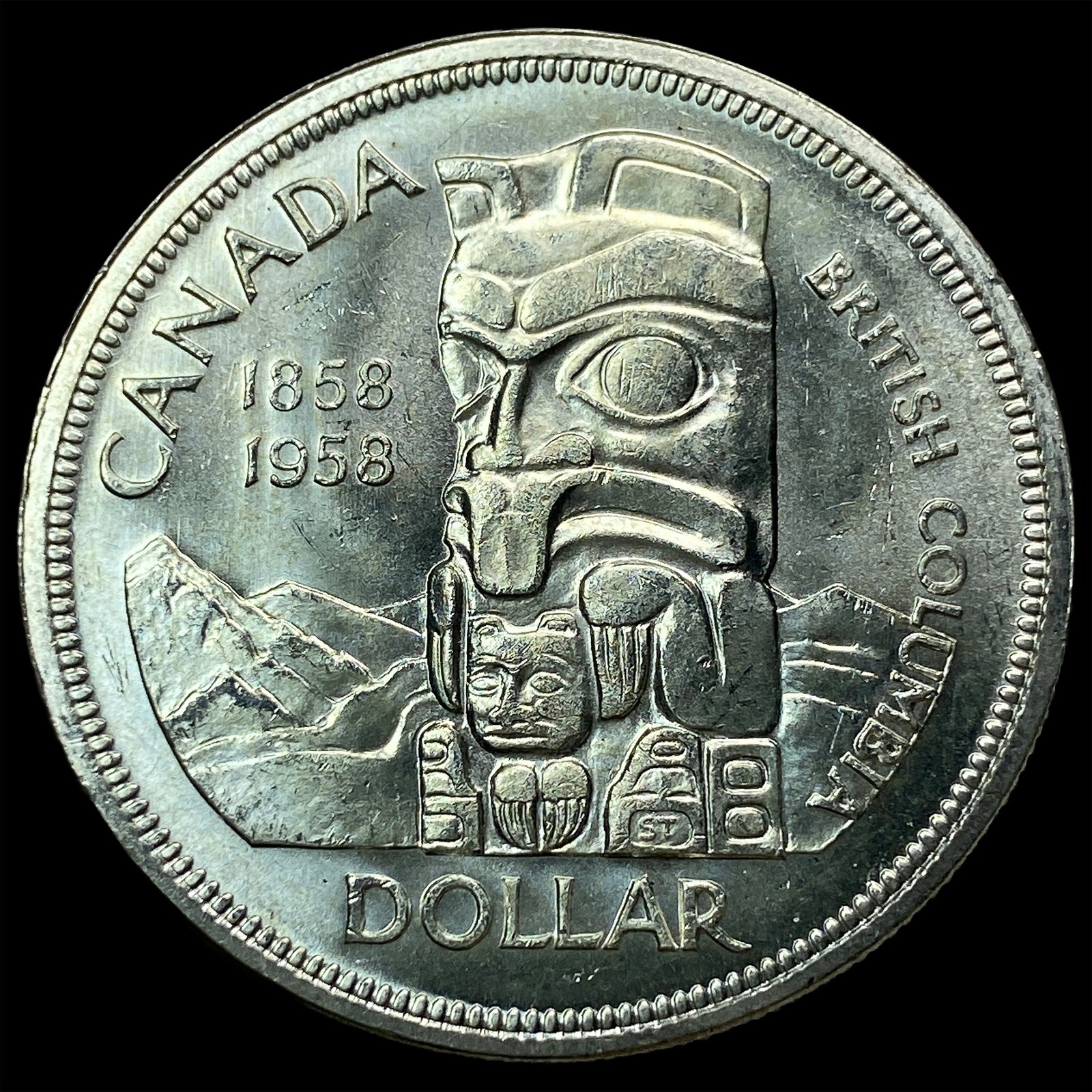 1958 Canada Silver Dollar UNCIRCULATED - 2