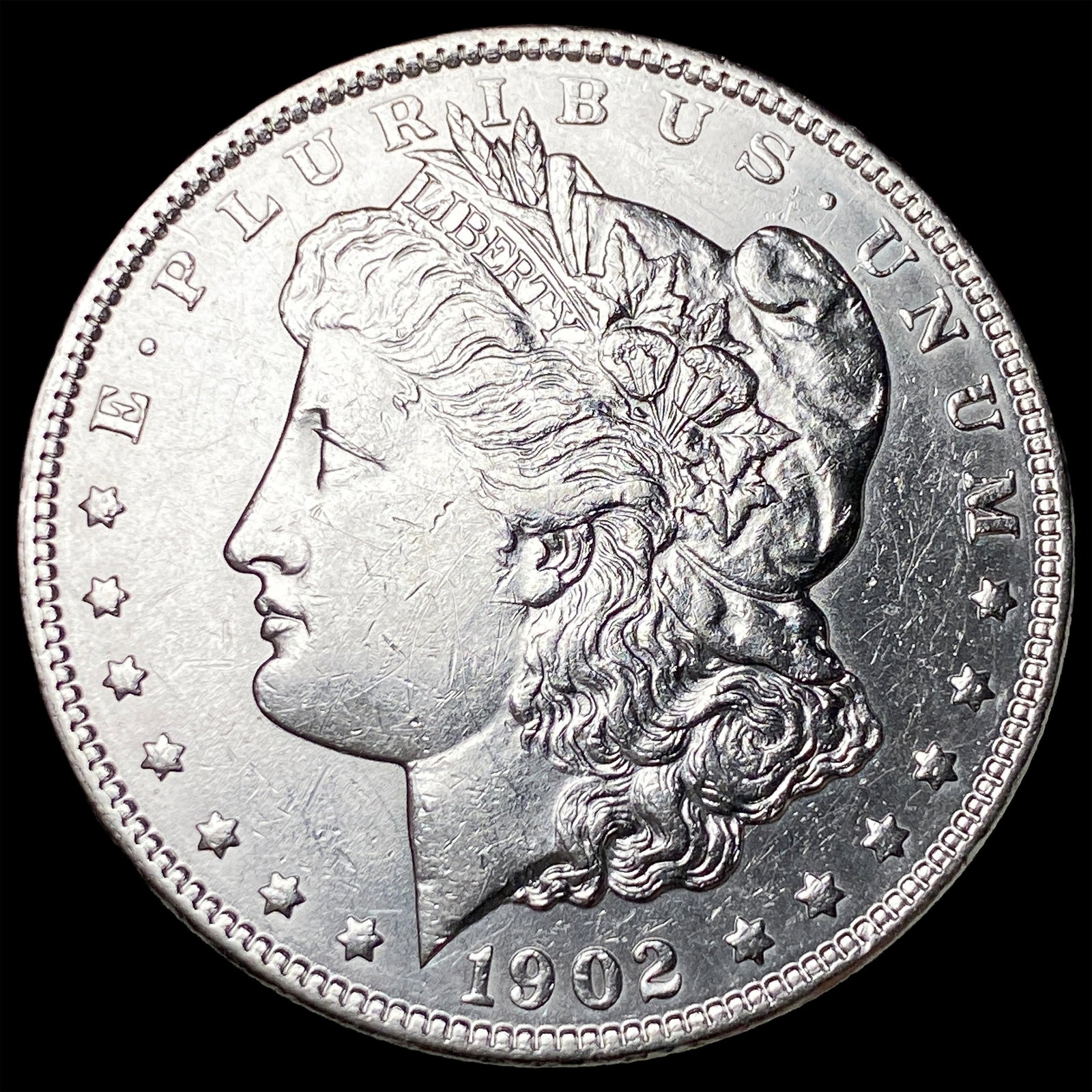 1902 Silver Morgan Dollar CLOSELY UNCIRCULATED: 1902 Silver Morgan Dollar CLOSELY UNCIRCULATED
