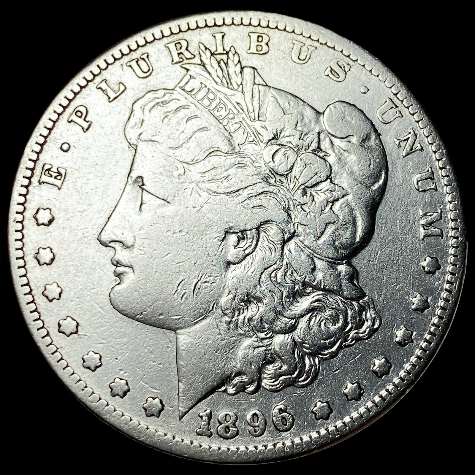 1896-S Silver Morgan Dollar LIGHTLY CIRCULATED: 1896-S Silver Morgan Dollar LIGHTLY CIRCULATED
