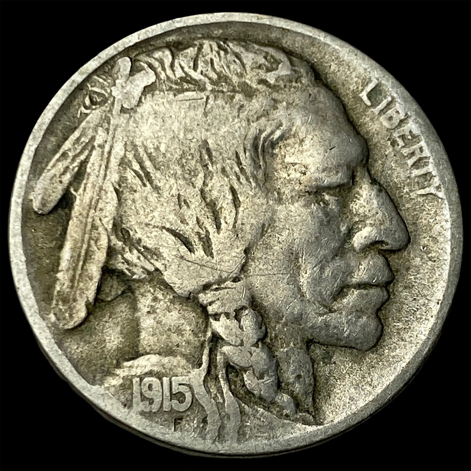 1915-D Buffalo Nickel LIGHTLY CIRCULATED: 1915-D Buffalo Nickel LIGHTLY CIRCULATED
