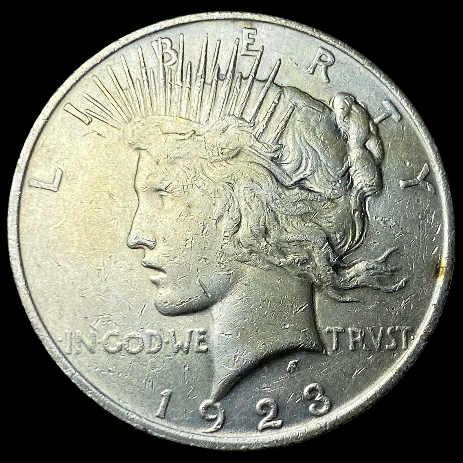 1923 Silver Peace Dollar NEARLY UNCIRCULATED: 1923 Silver Peace Dollar NEARLY UNCIRCULATED